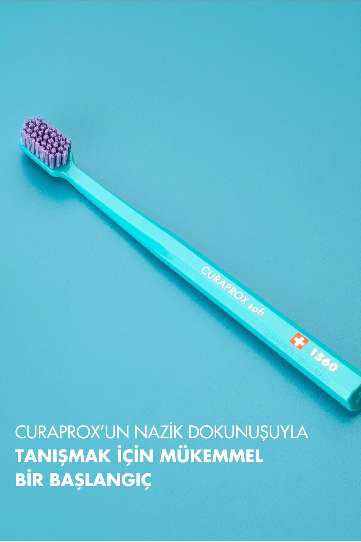 مسواک دستی 1560 نرم اورجینال Curaprox