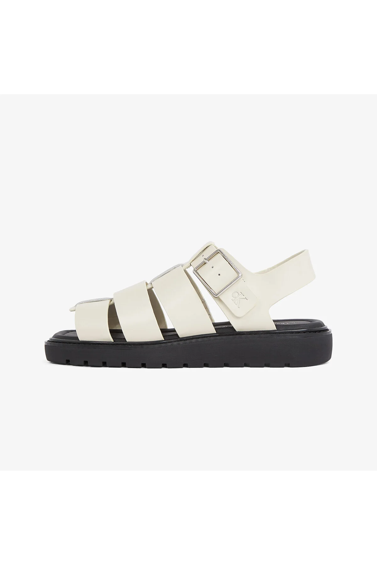 صندل بژ زنانه SQ MOLDED SDL FISHERMAN MG WN کلوین کلین Calvin Klein