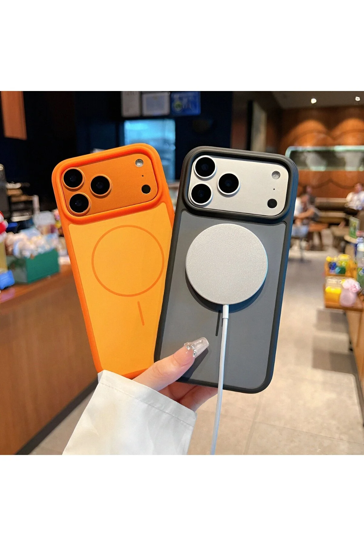 کاور و قاب کیف کادویی محافظ لنز ویژه IPHONE 17 PROMAX PASTEL COLOR MAGSAFE KumOziShop