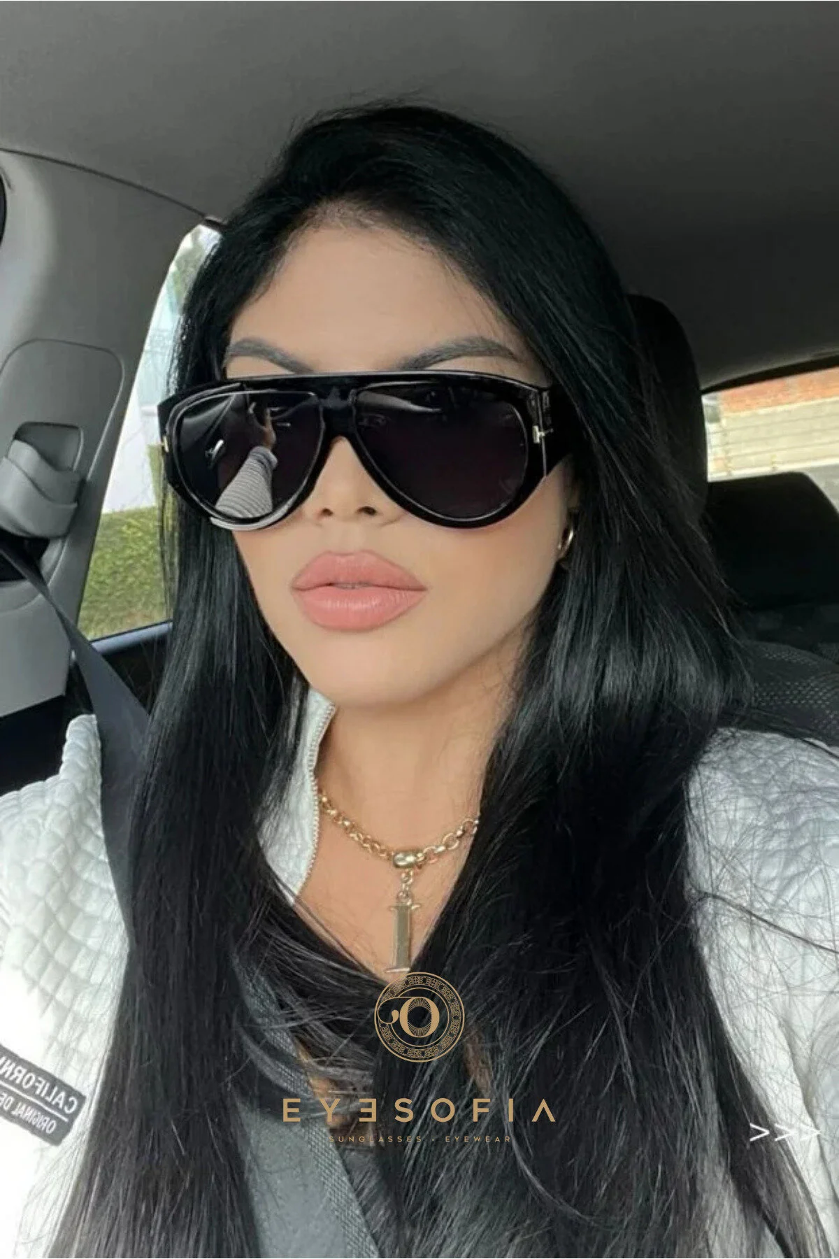 عینک آفتابی BLACK UNISEX FORD اورجینال Eyesofia