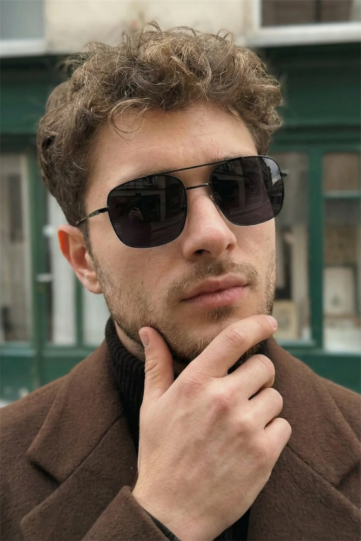 عینک آفتابی BLACK UNISEX SQUARE اورجینال Eyesofia