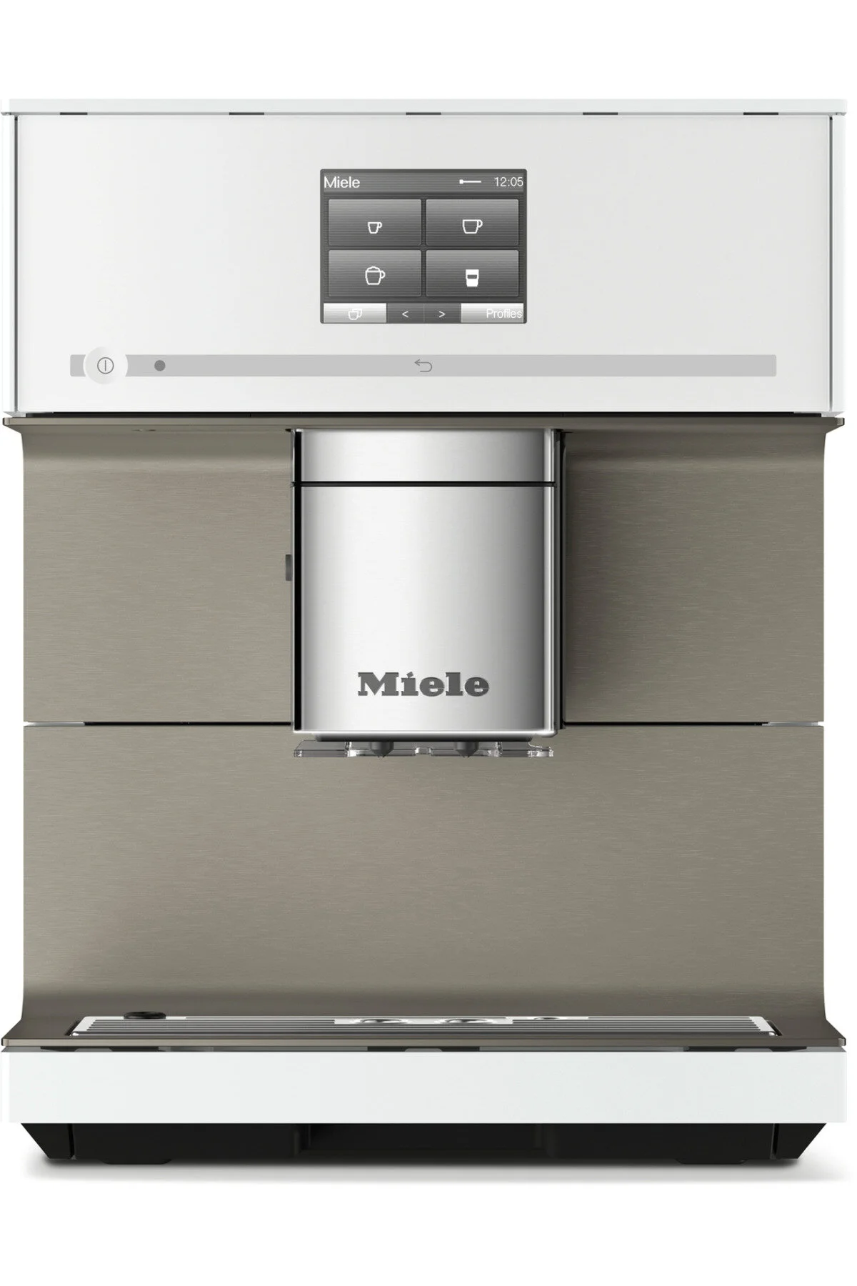 دستگاه اسپرسو و کاپوچینو قهوه ساز انفرادی تمام اتوماتیک CM 7550 COFFEEPASSION WHITE Miele
