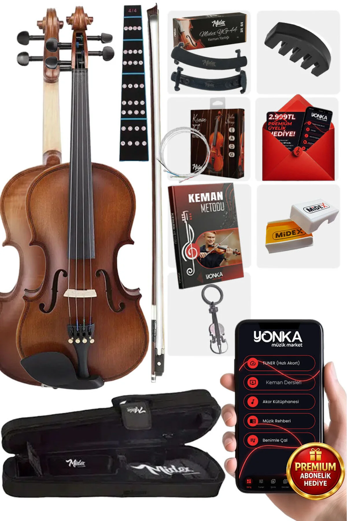 ویولن دخترانه و پسرانه بچگانه LMA 544TYS 1 2 PRO VIELD 4 کودکان 8 10 بالش سنی سکوت ساکت سیم ساژیتاریوس روش Midex