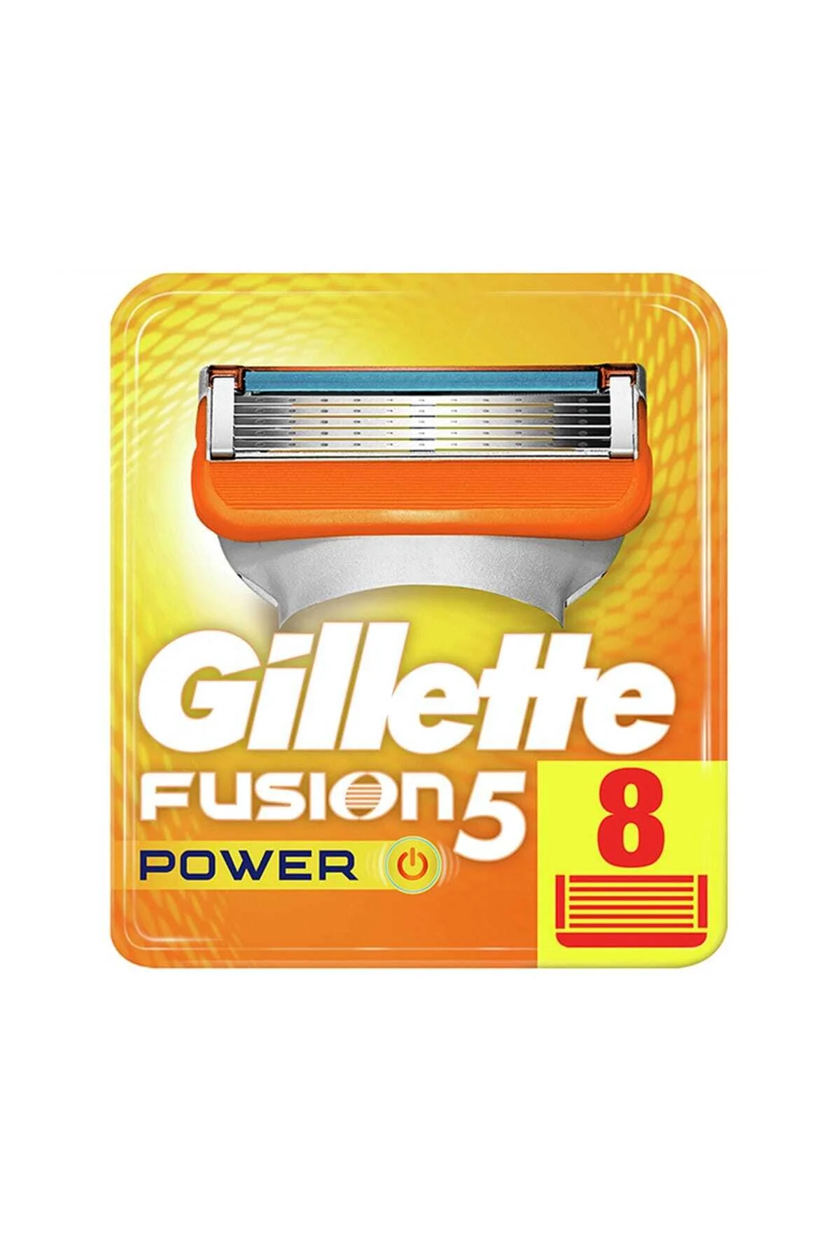 Gillette تیغ اصلاحی ۵ تیغه قدرت Fusion 5 SPARE 8 بسته کارتنی
