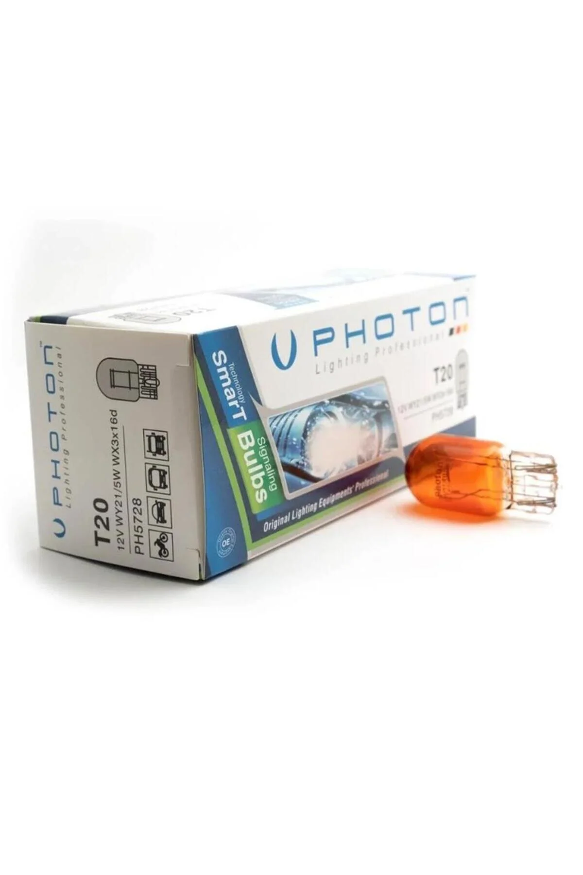 لامپ خودرو T20 WY21 5W 12V BULB 1 BOLB جعبه 10 قطعه PH5728 Photon