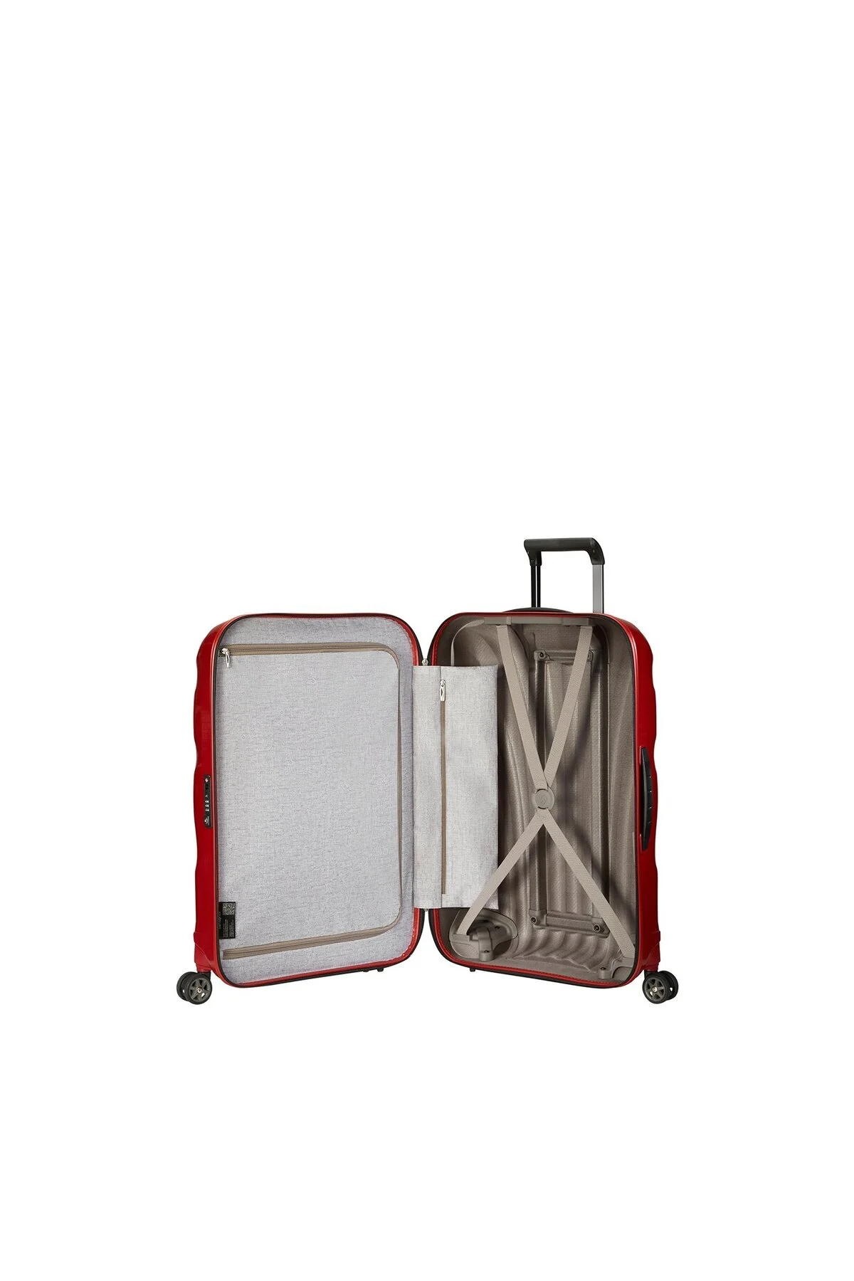 چمدان و ساک قرمز مردانه زنانه C LITE 4 SIZE 81 سانتی متر Samsonite