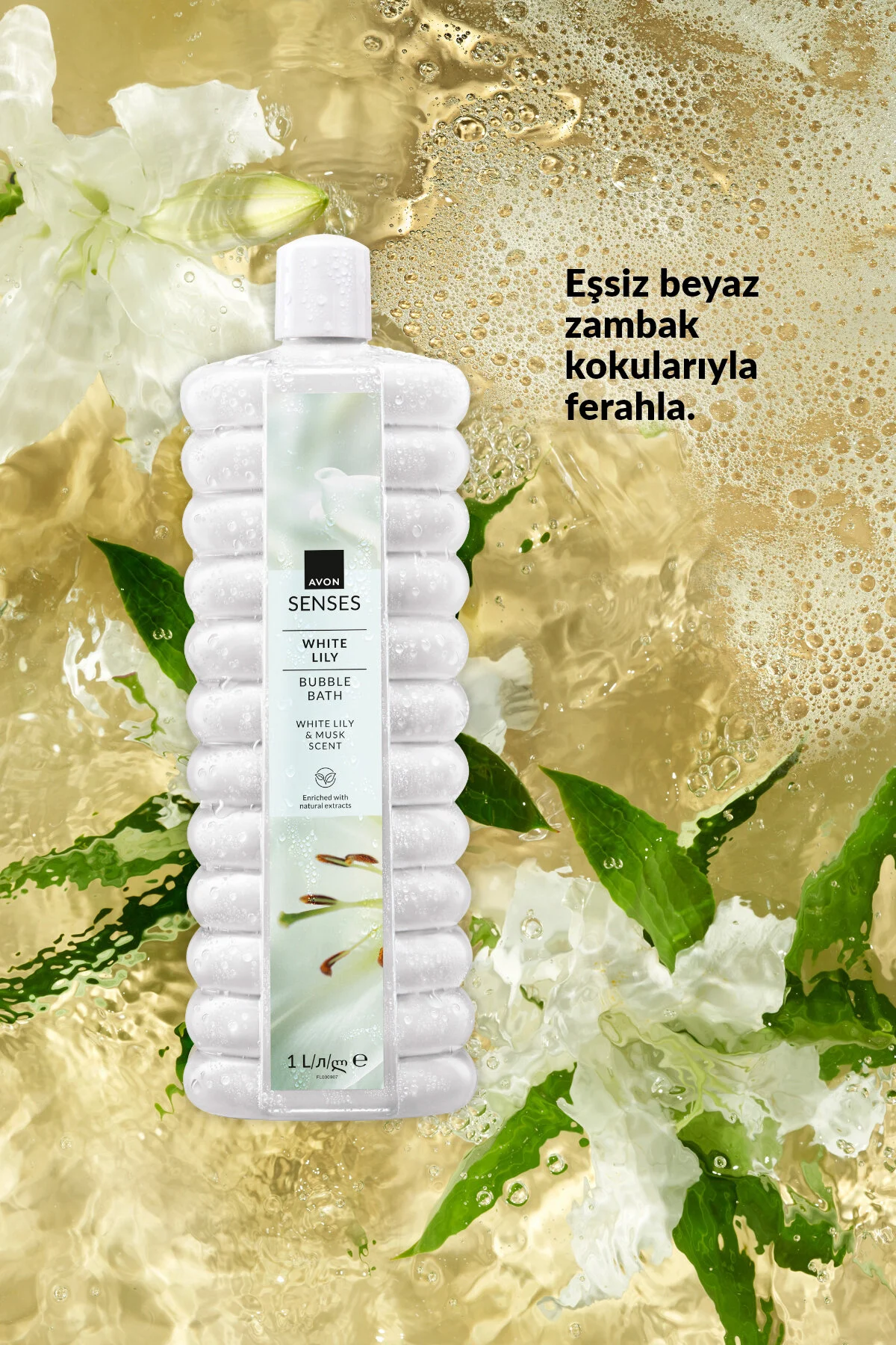 کف حمام زنبق سفید 1 لیتری با رایحه دلپذیر آون Avon