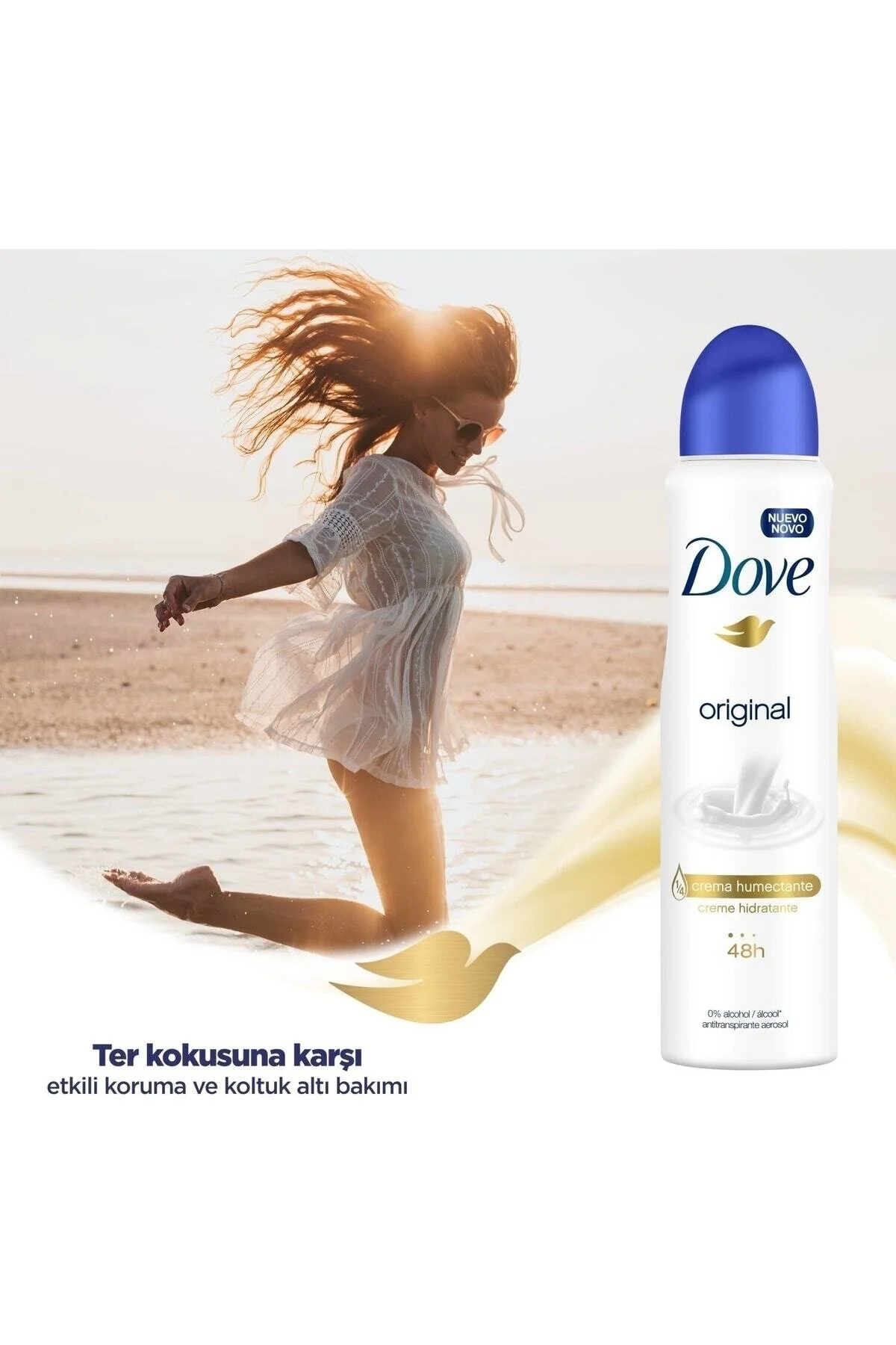 دئودورانت اسپری زنانه مدل اورجینال حجم 150 میلی لیتر داو Dove