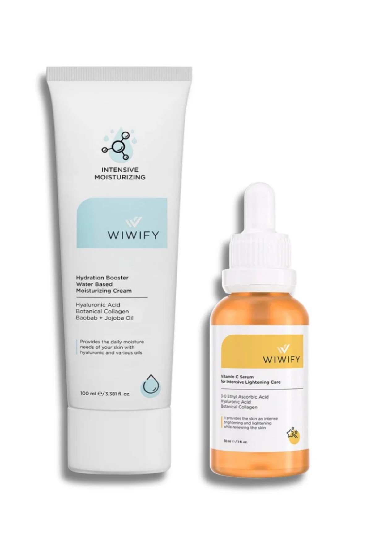 ست مراقبت پوست رطوبت و انیمیشن عمیق اورجینال WIWIFY