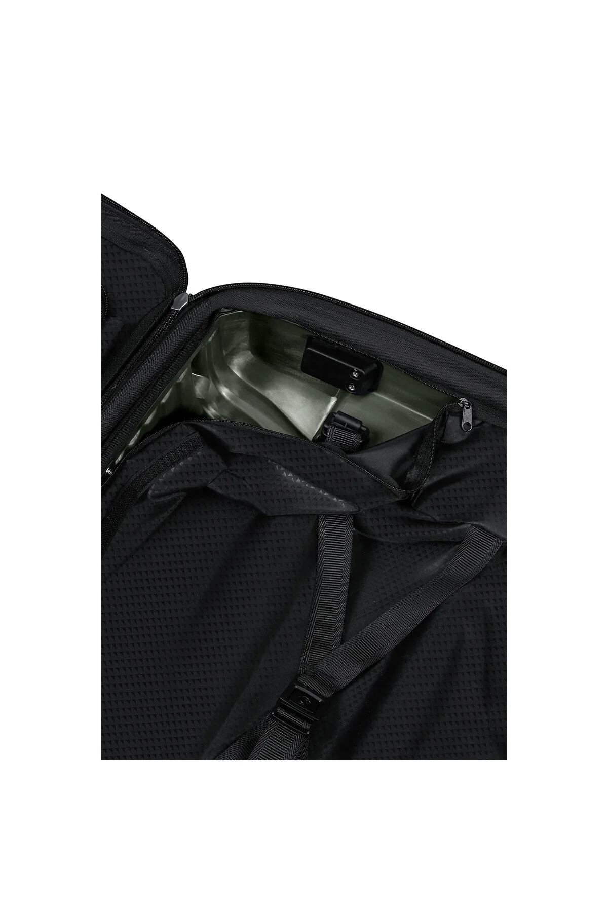 چمدان و ساک مشکی مردانه زنانه Upscape 4 چرخ مفصلی اندازه کابین 55 سانتی متر 168869 Samsonite