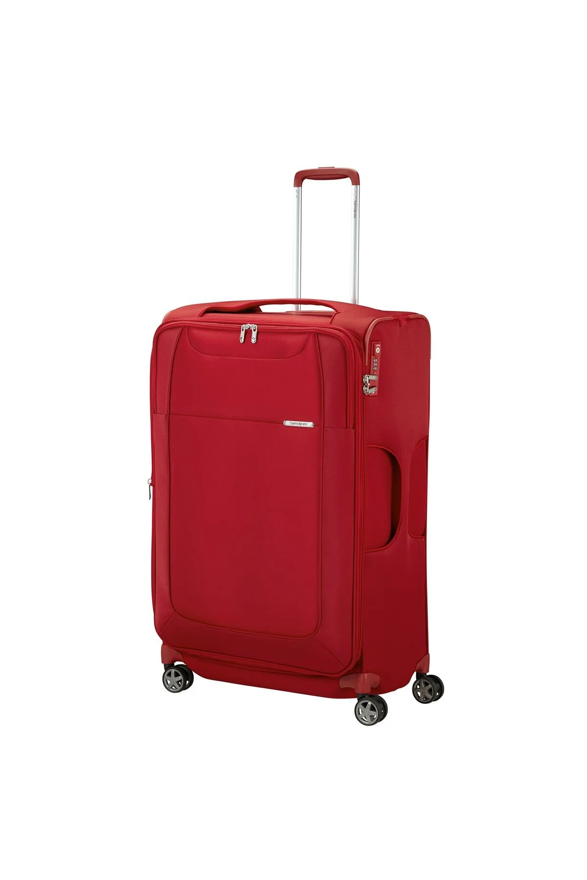 چمدان و ساک قرمز مردانه زنانه D'Y LITE 4 چرخ 78 سانتی متر بزرگ Samsonite