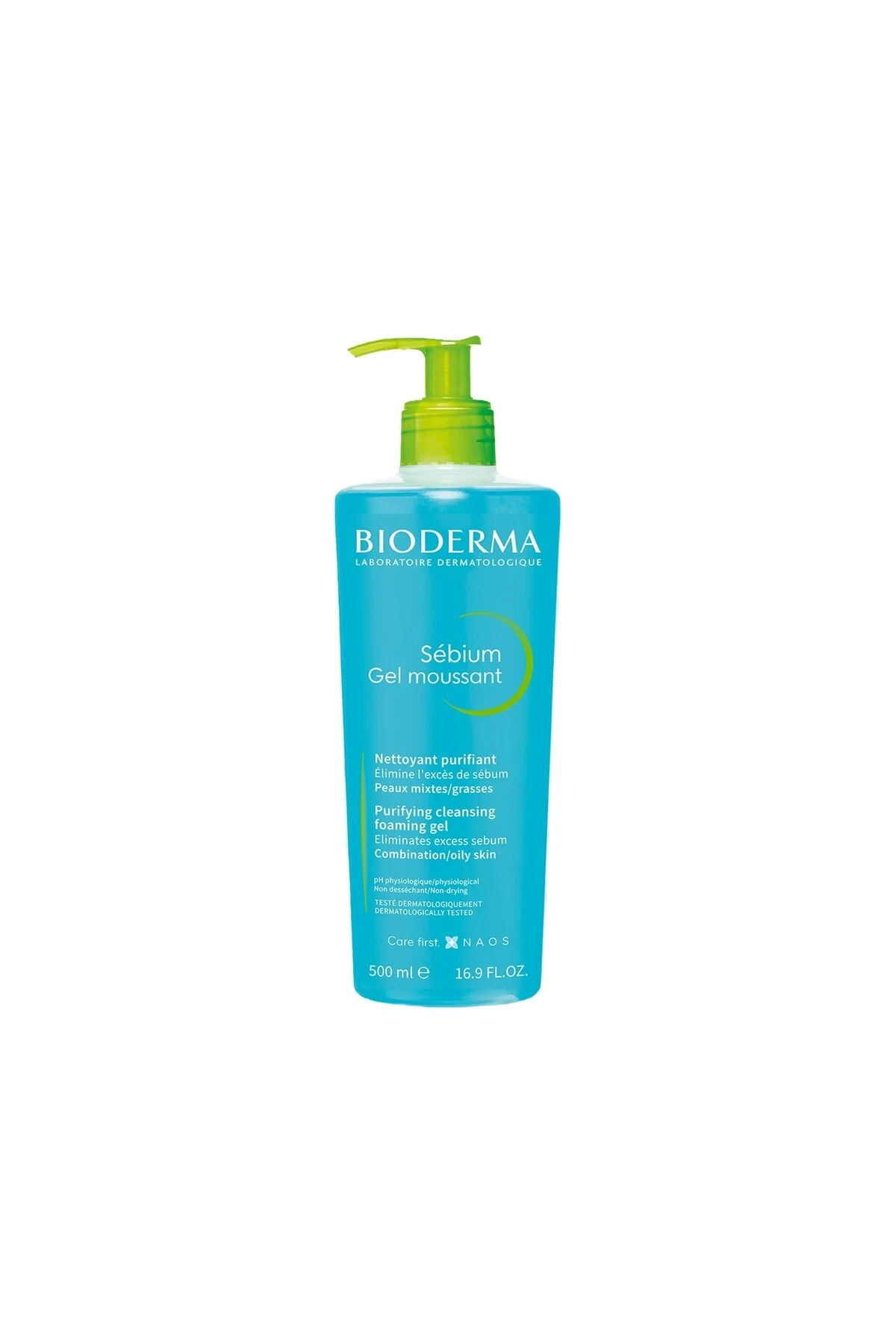 پاک کننده صورت ژل فومینگ سبیم 500 میل Bioderma