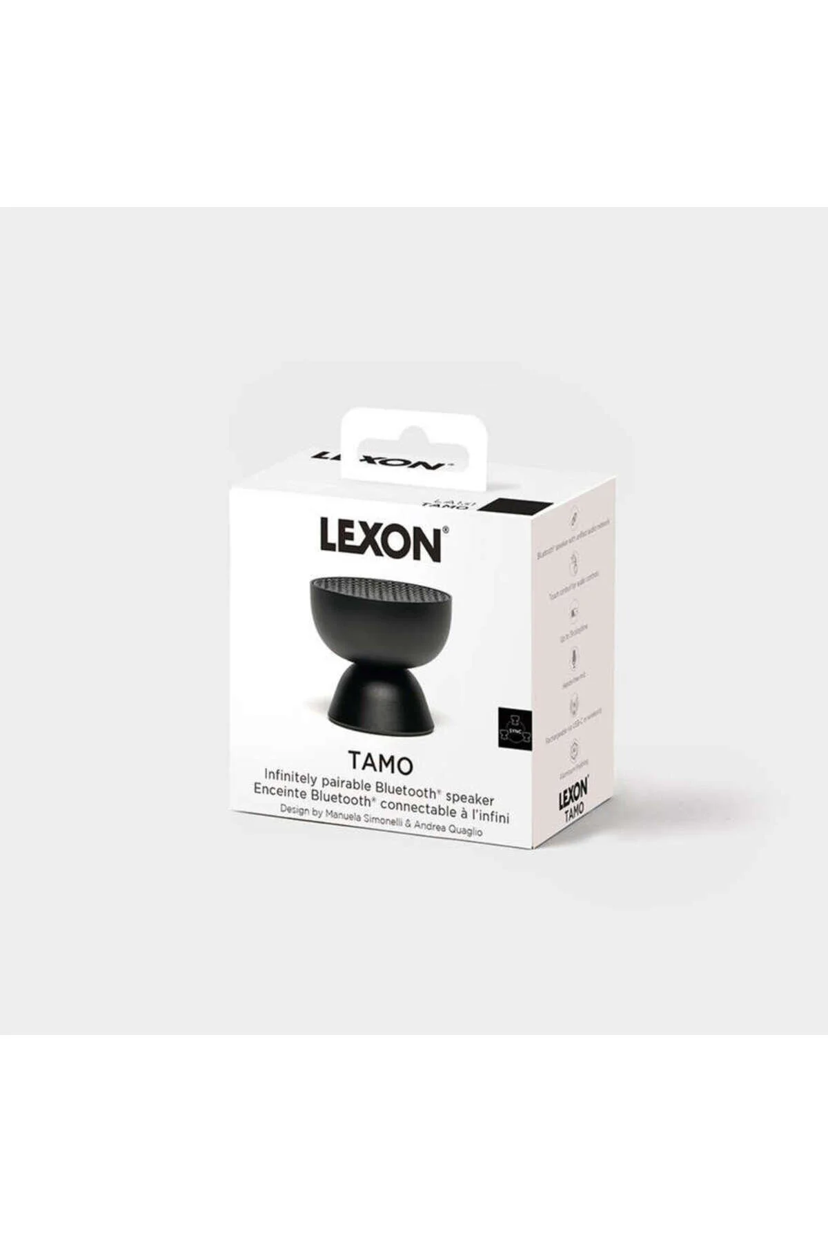 بلندگوی بلوتوث بلندگو TAMO TWS فلزی خاکستری LA131X Lexon
