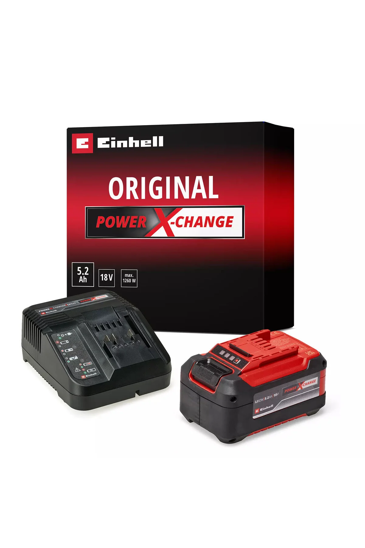 شارژر باتری FASTCHARGER 18V 5.2 AH آینهل Einhell