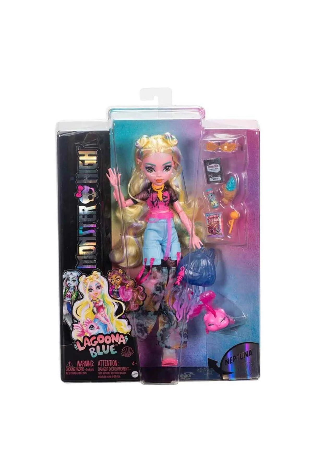 عروسک های مدل پسرانه و دخترانه بچگانه نوزادان شخصیت اصلی HPD53 موهای BUN LAGOONA BLUE HXH75 MONSTER HIGH