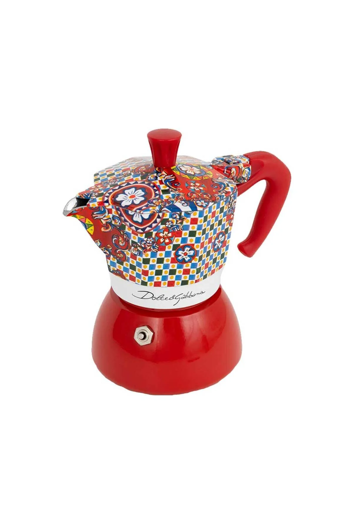 موکا پات چند رنگ القاء گلدان Dolce & Gabbana Moka 4 فنجان بیالتی  Bialetti