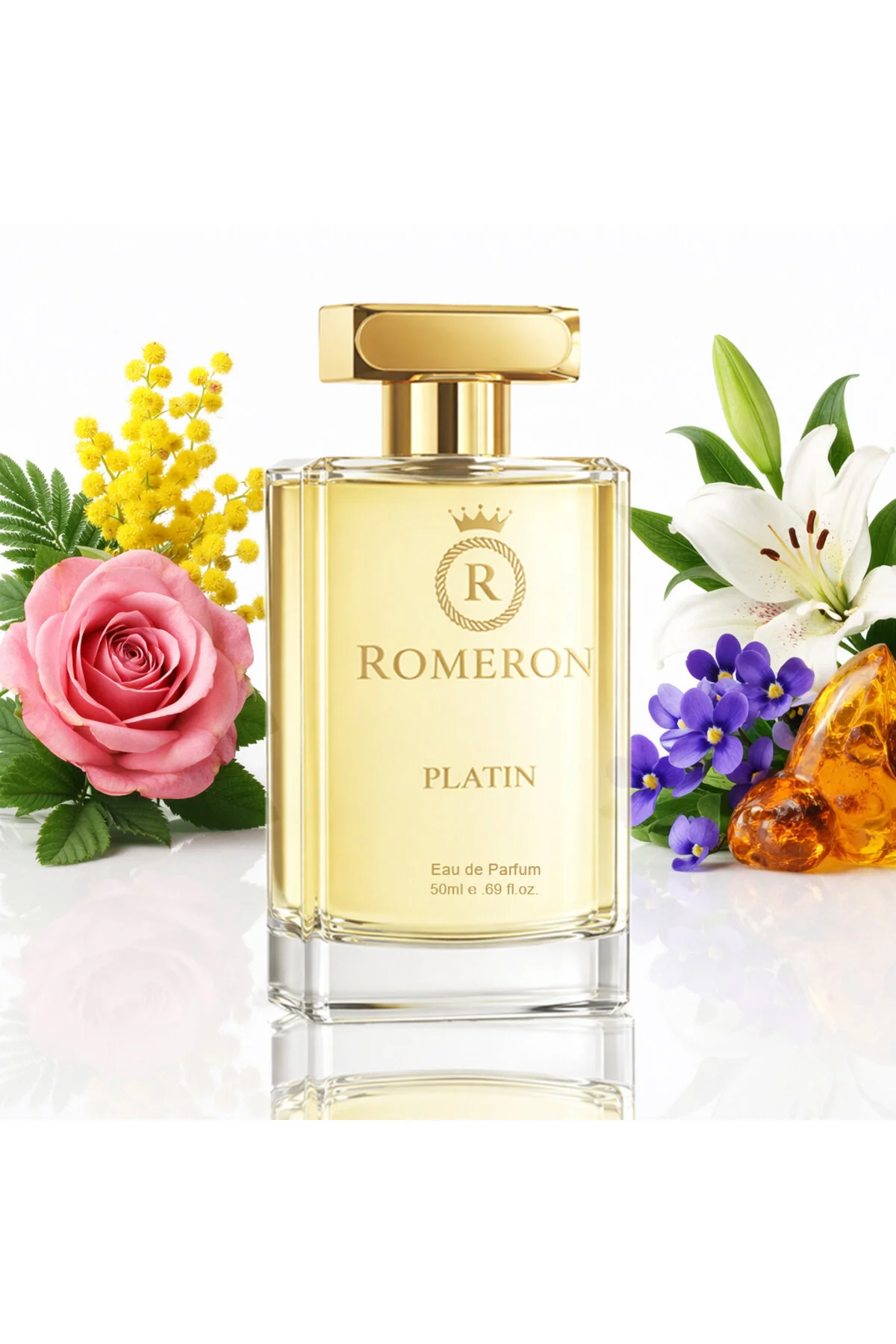 ROMERON عطر زنانه 127 پلاتینیوم ادوپرفیوم 50ml