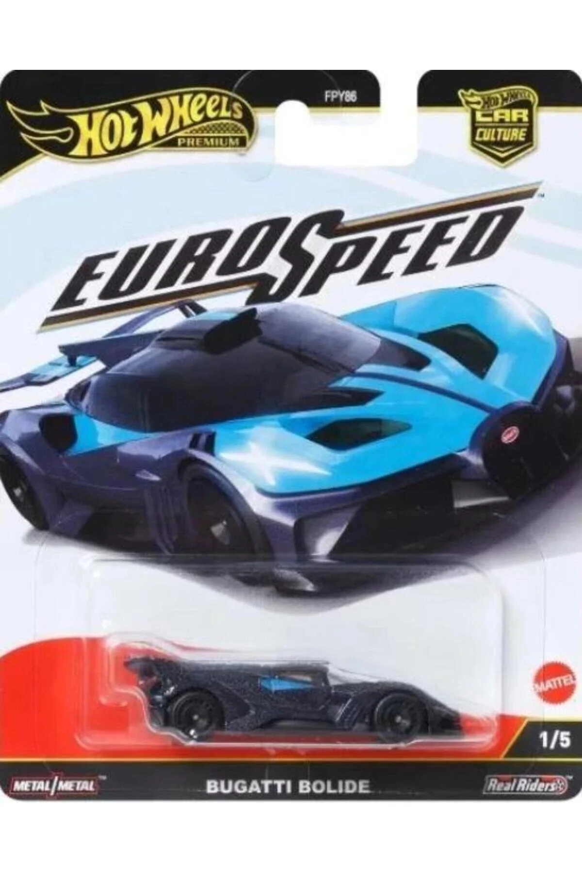 مدل خودرو فرهنگ ممتاز یورو اسپید بوگاتی بولید FPY86 JBK79 اورجینال HOT WHEELS