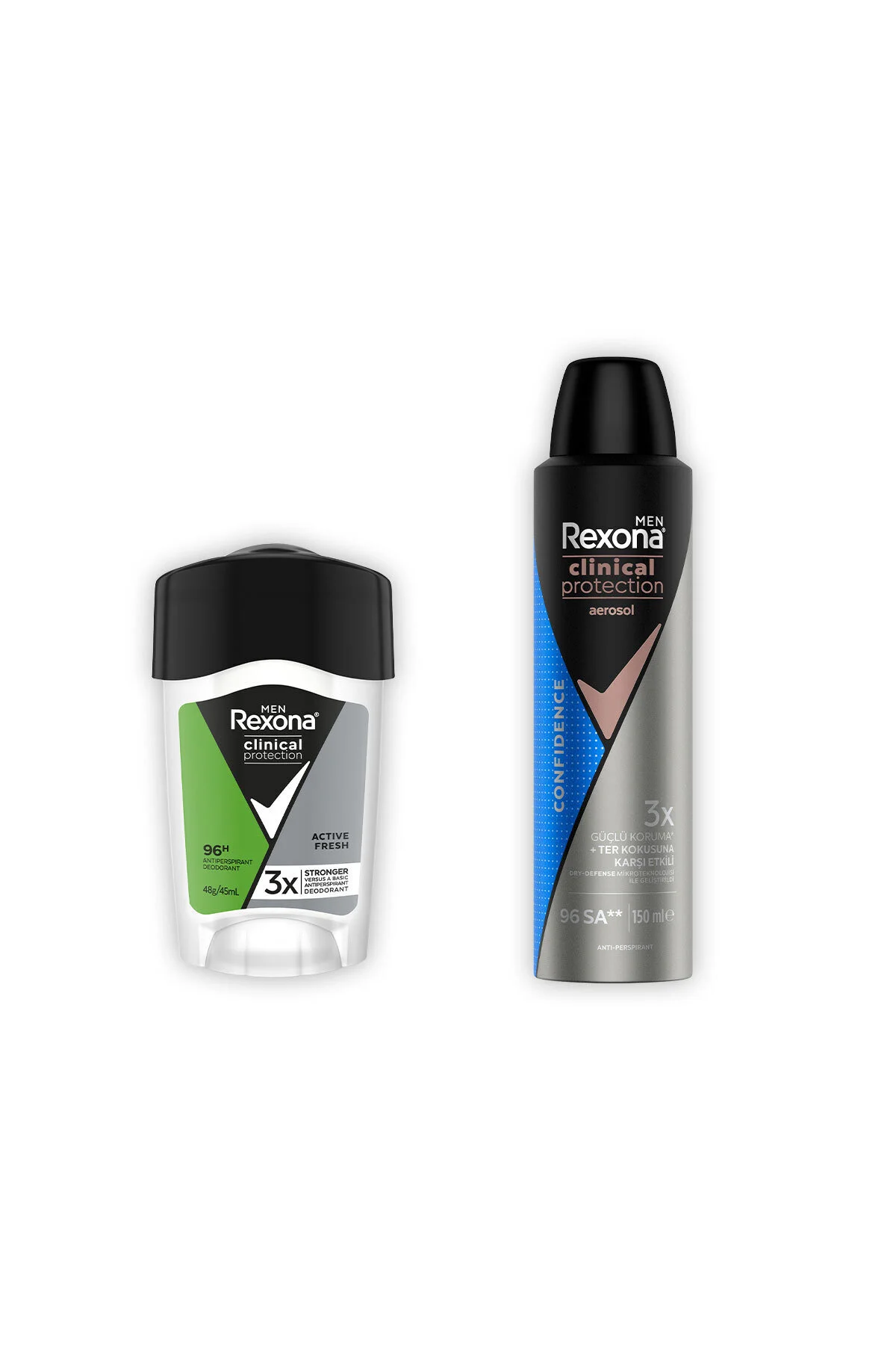 دئودورانت اسپری و استیک مردانه Rexona Clinical Protection  Rexona