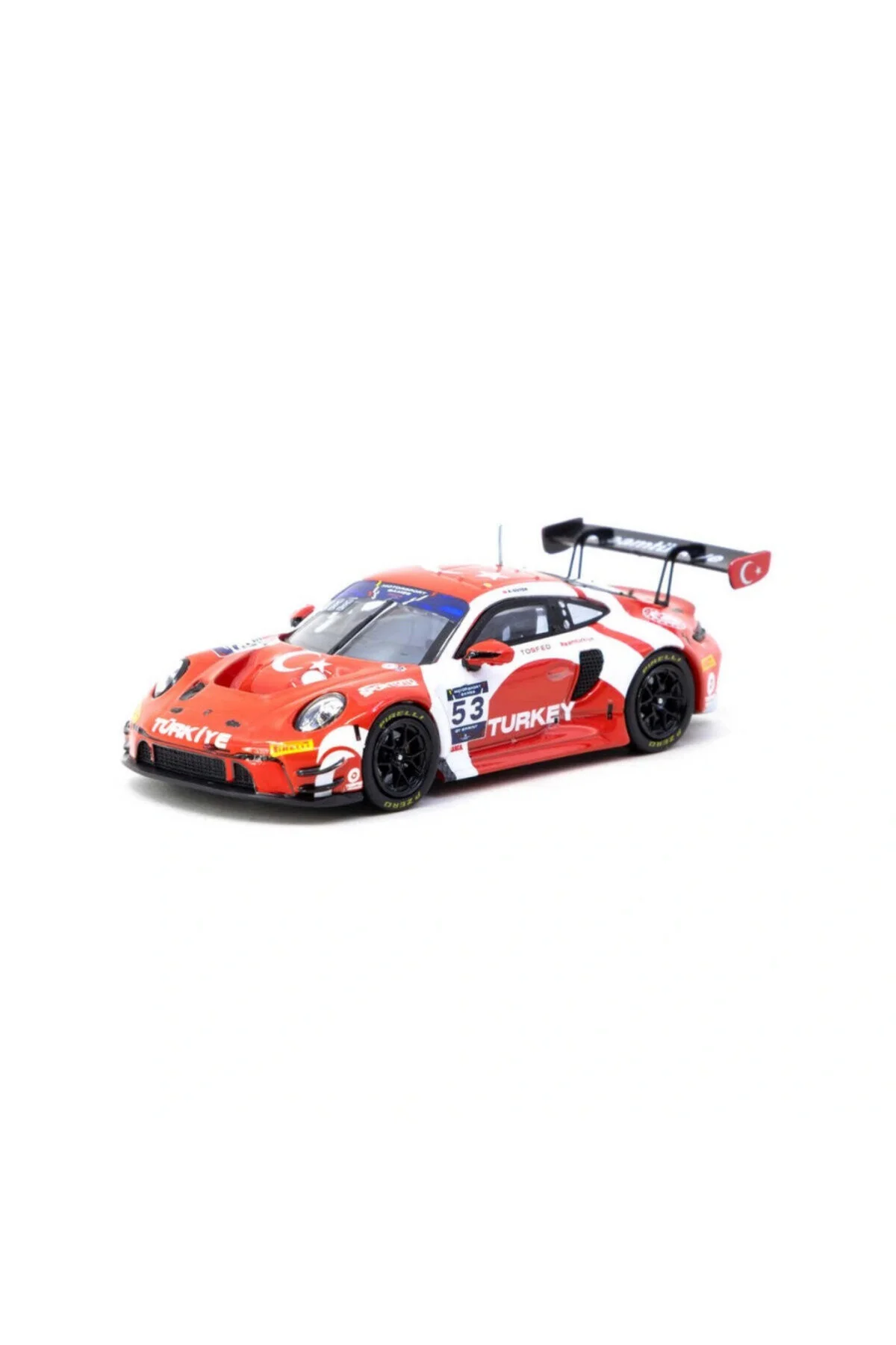 ماشین اسباب بازی X DIECAST ترکیه پورشه 911 GT3 R FIA MOTORSPORT GAMES GT SPRINT 2024 برنده AYHAN Genel Markalar