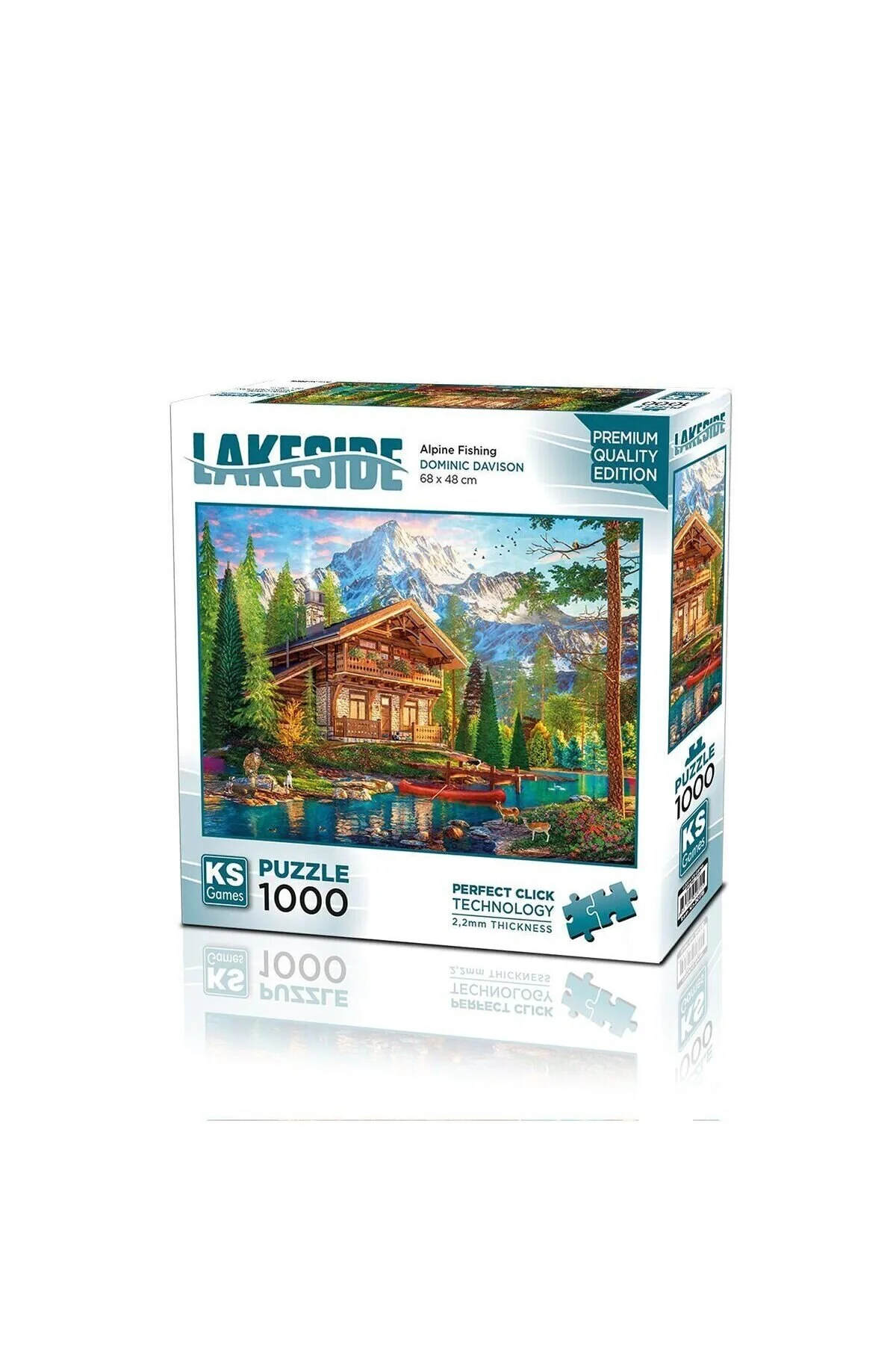 پازل ماهیگیری آلپ 1000 قطعه اورجینال Ks Games