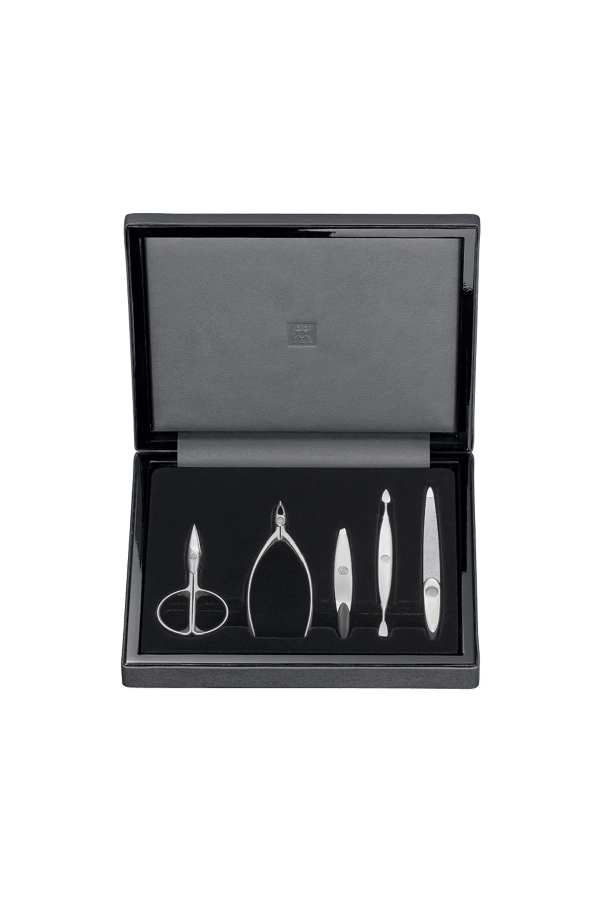 ست مانیکور و پدیکور کلاسیک مجموعه گوشت گاو 4 قطعه سیاه Zwilling