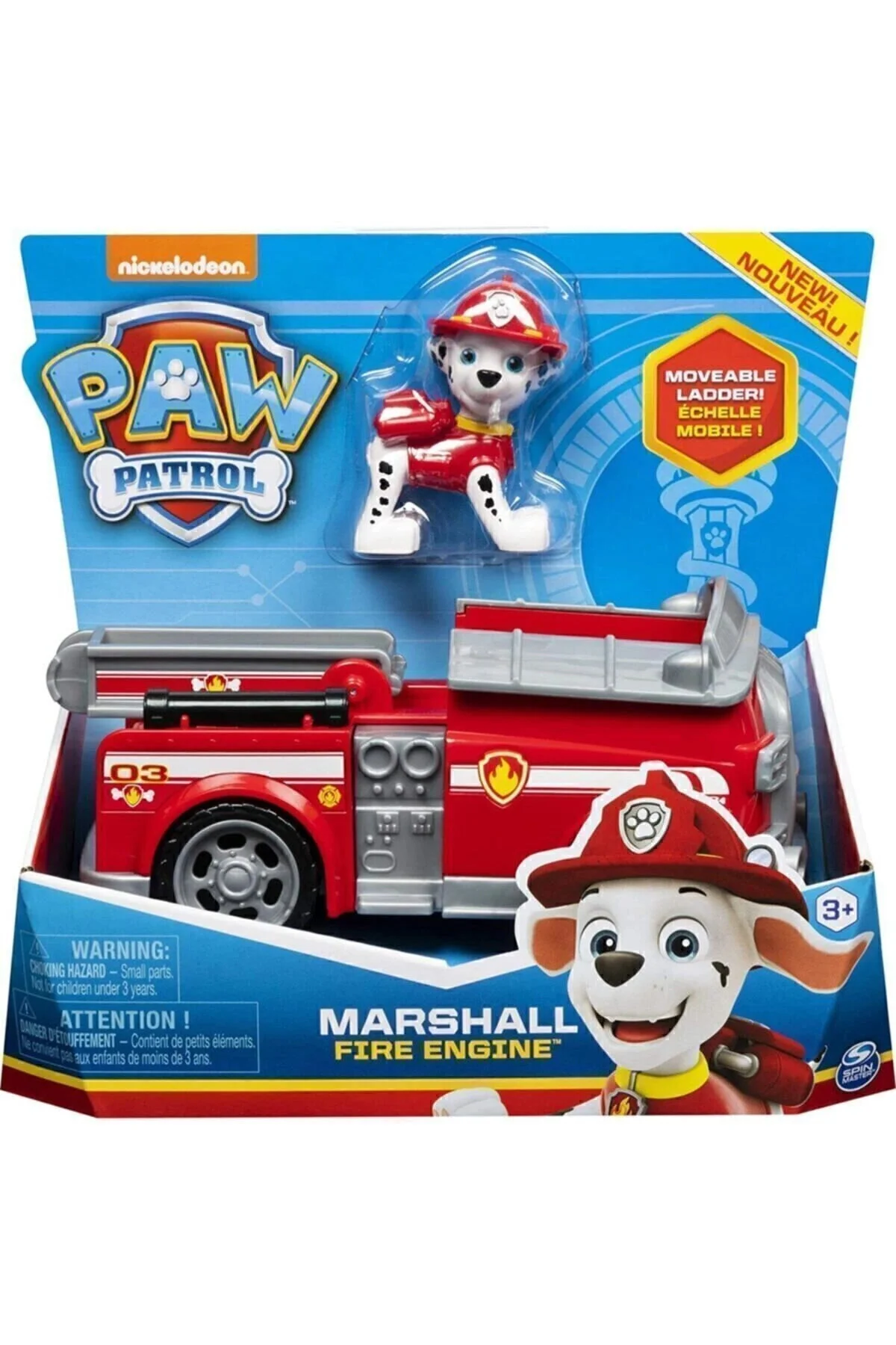 اسباب بازی های فیگور شخصیت وسیله نقلیه کار و قهرمانان ITFAIYECİ MARSALL DISTRIBUTE PAW PATROL
