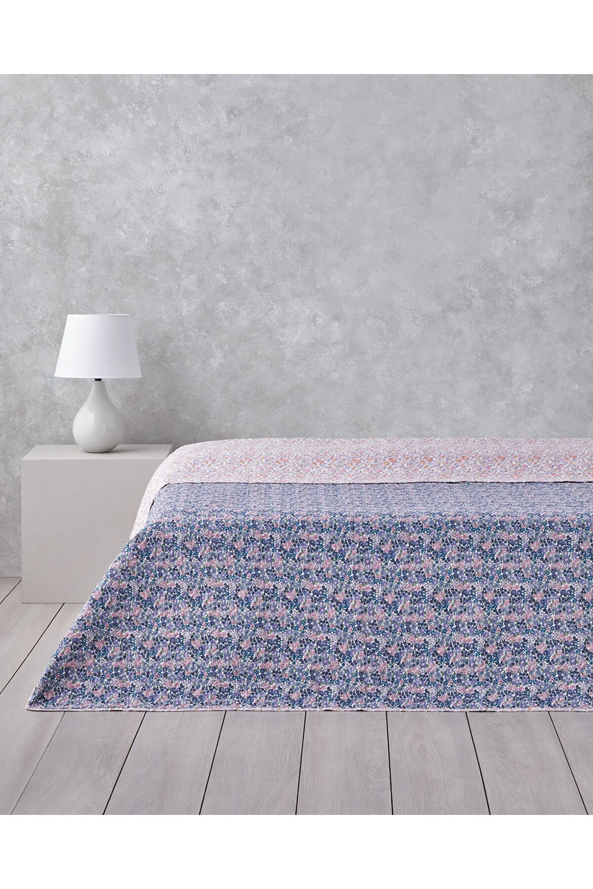 روتختی یک نفره کارت چند منظوره با رنگ آبشار گل 160X220 سانتی متر صورتی English Home