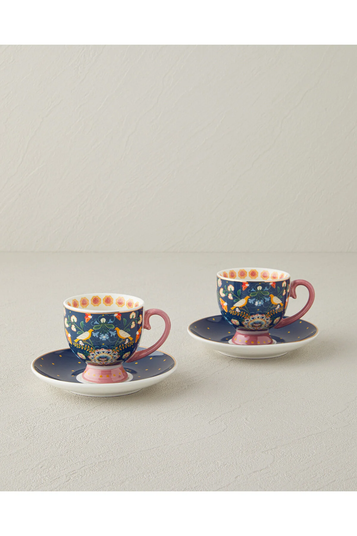 فنجان قهوه WINGY NEW BONE CHINA 4 قطعه 2 100 میلی لیتر آبی دریایی English Home