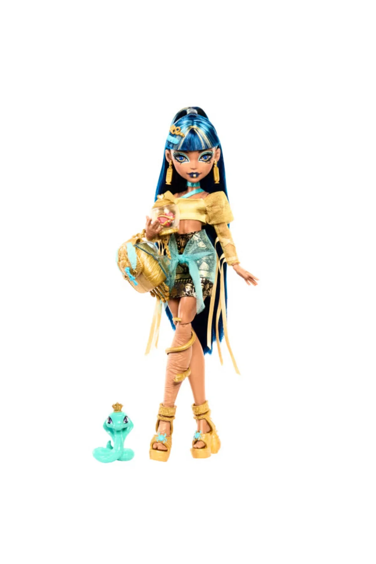عروسک های مدل پسرانه و دخترانه بچگانه MONSTER HIGH CHARACTER BABIES CLEO DE NILE HXH 74 MONSTER HIGH