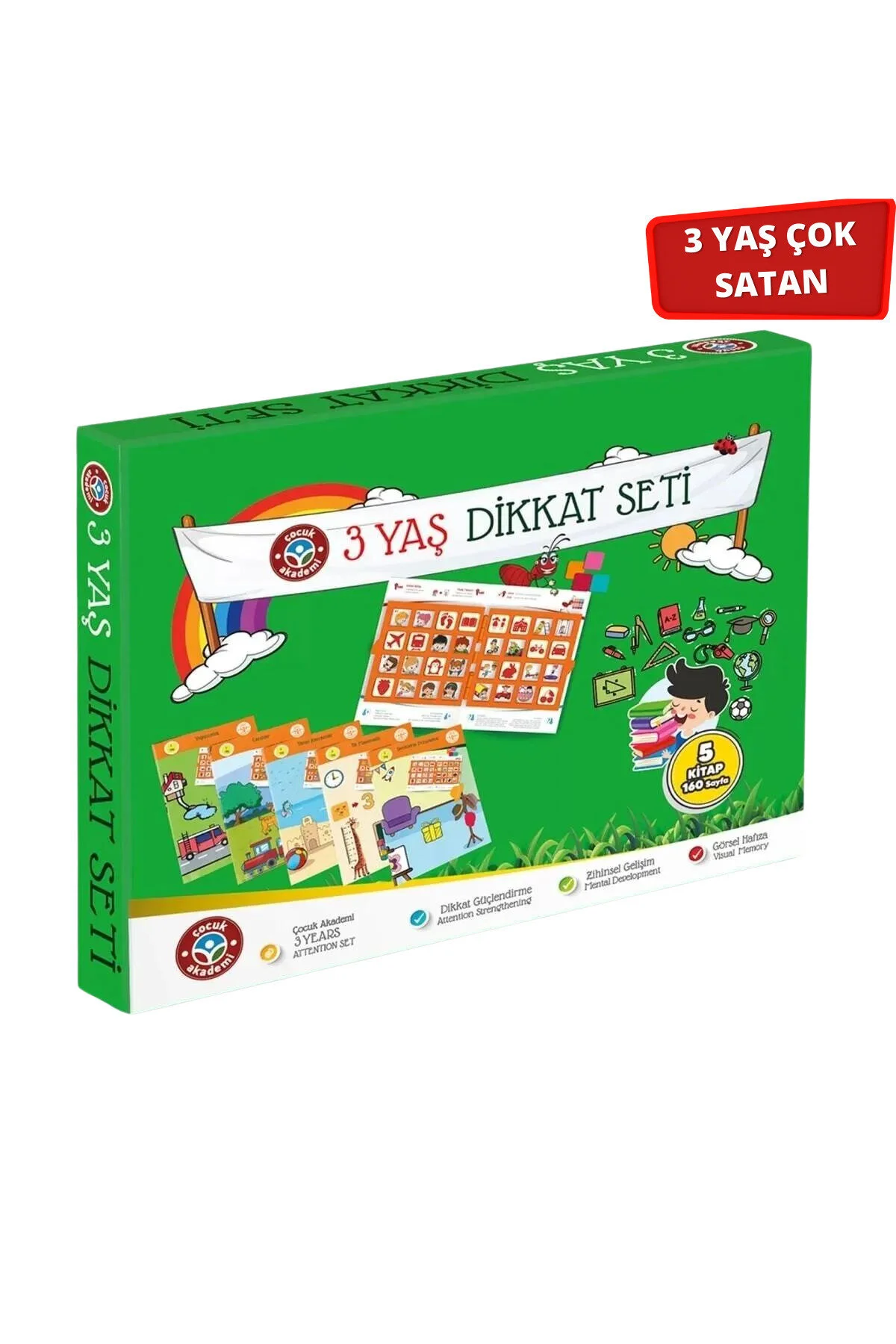 اسباب بازی آموزشی 3 سال اصل اورجینال Çocuk Akademi