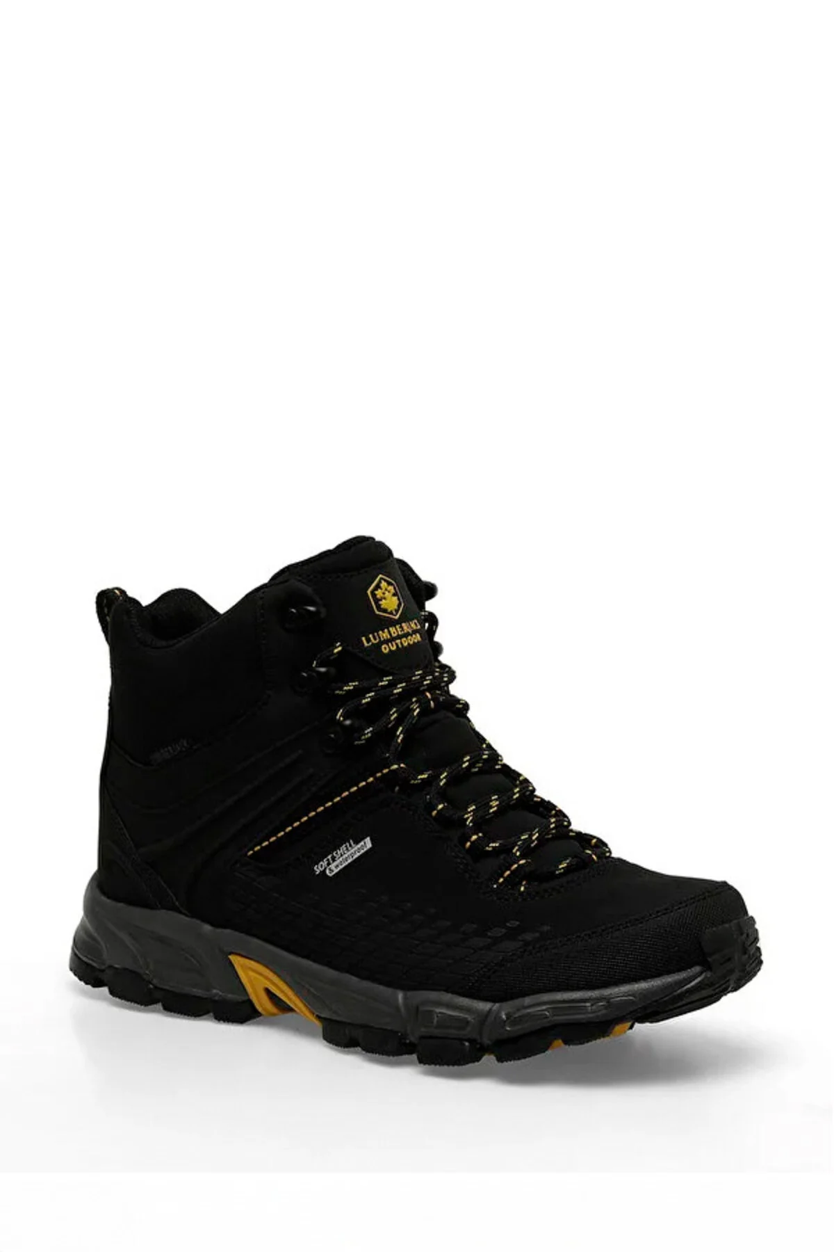 چکمه و بوت های مردانه در فضای باز FLAKE HI WATERPROOF® SOFTSHELL مشکی Lumberjack