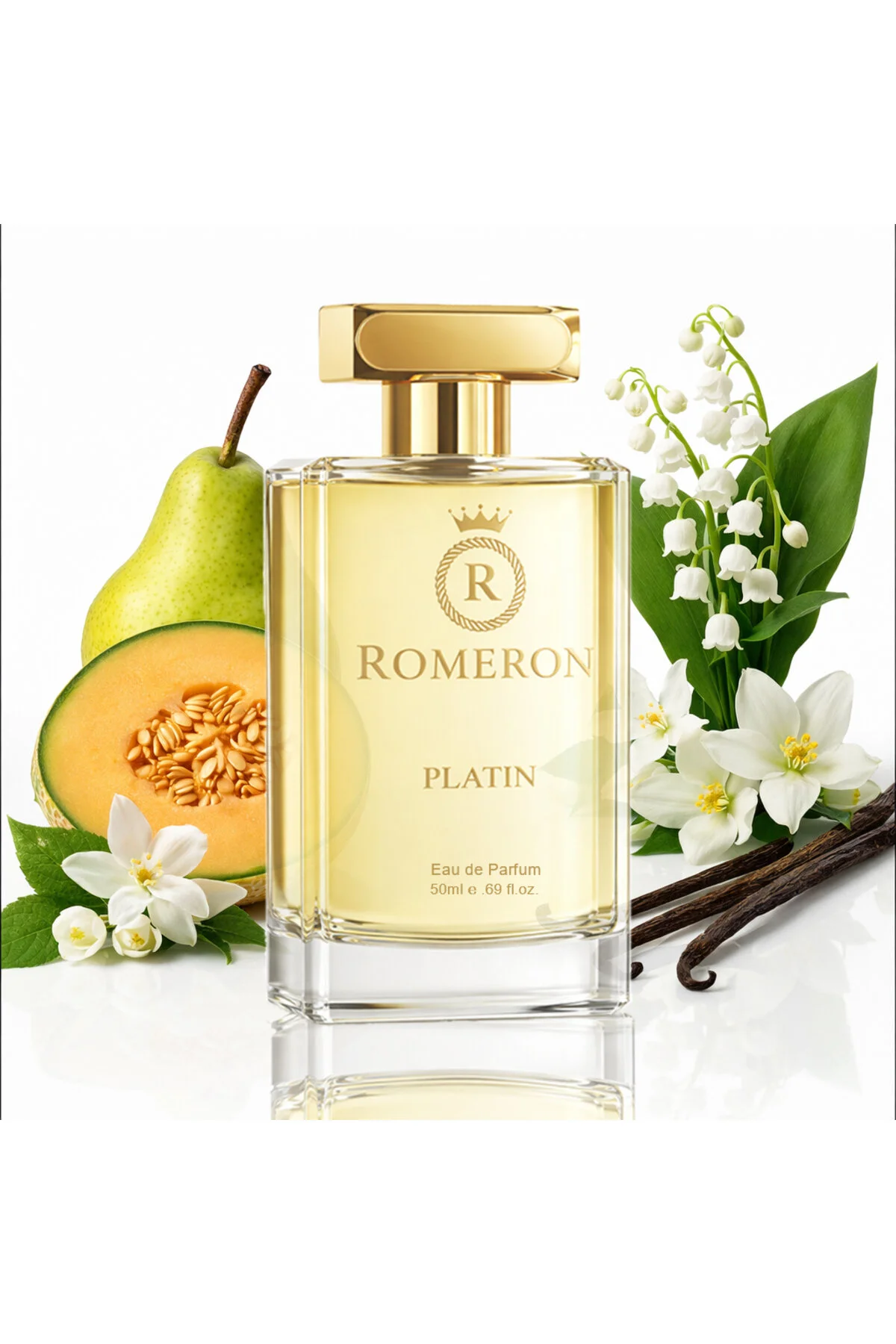 ROMERON 123 عطر زنانه پلاتینیوم ادوپرفیوم 50ml