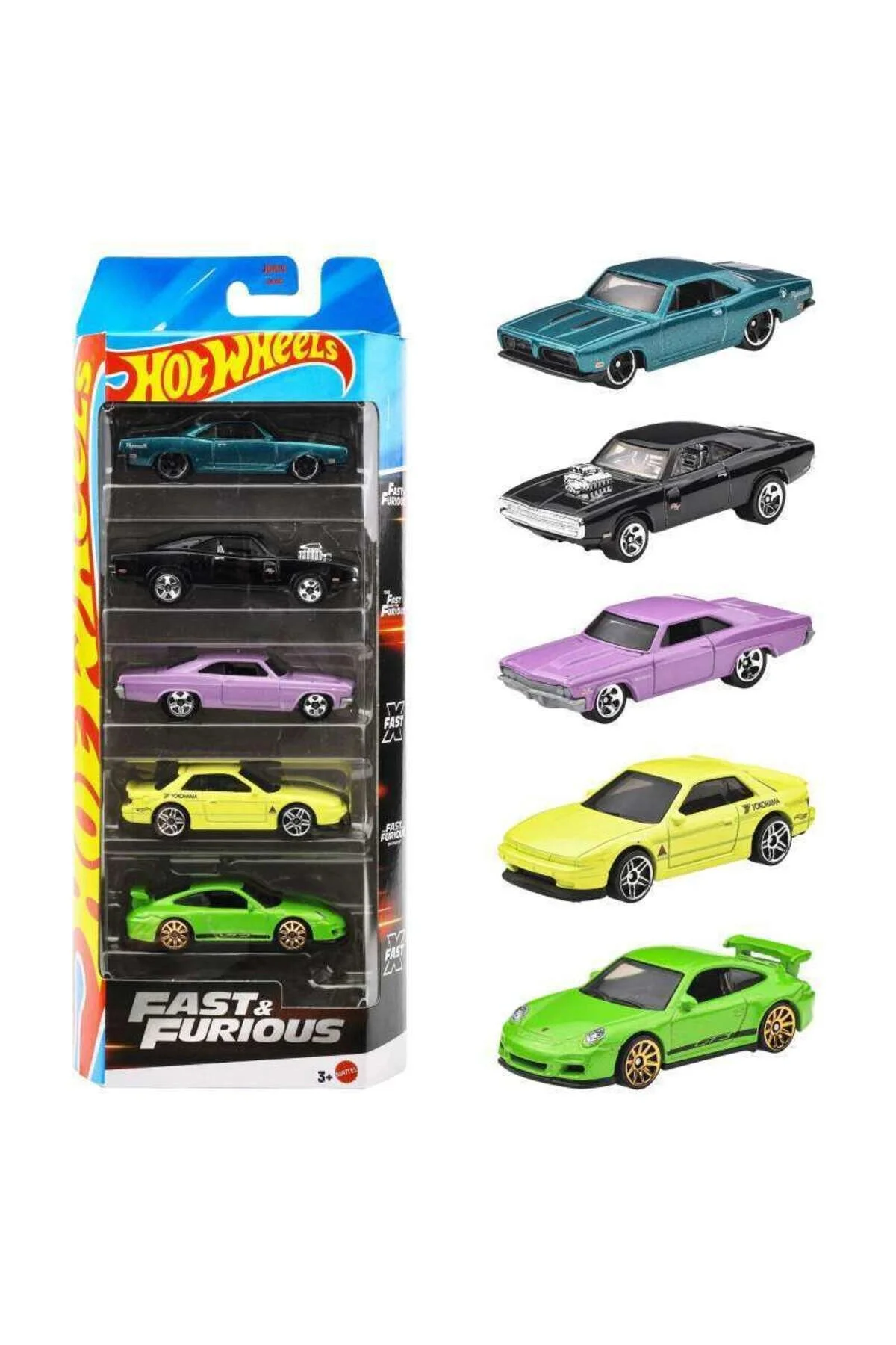 ماشین اسباب بازی سریع و خشن 5 از ترکیه HOT WHEELS