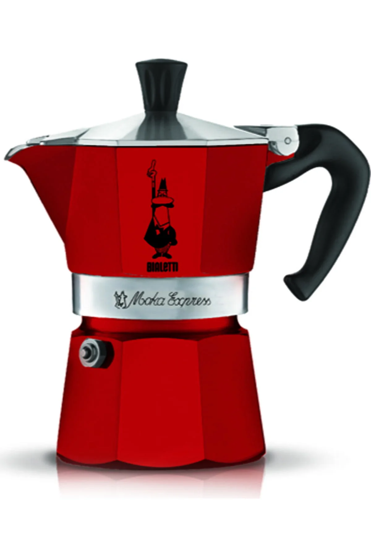 موکا پات قرمز Moka Pot Express 3 فنجان بیالتی  Bialetti