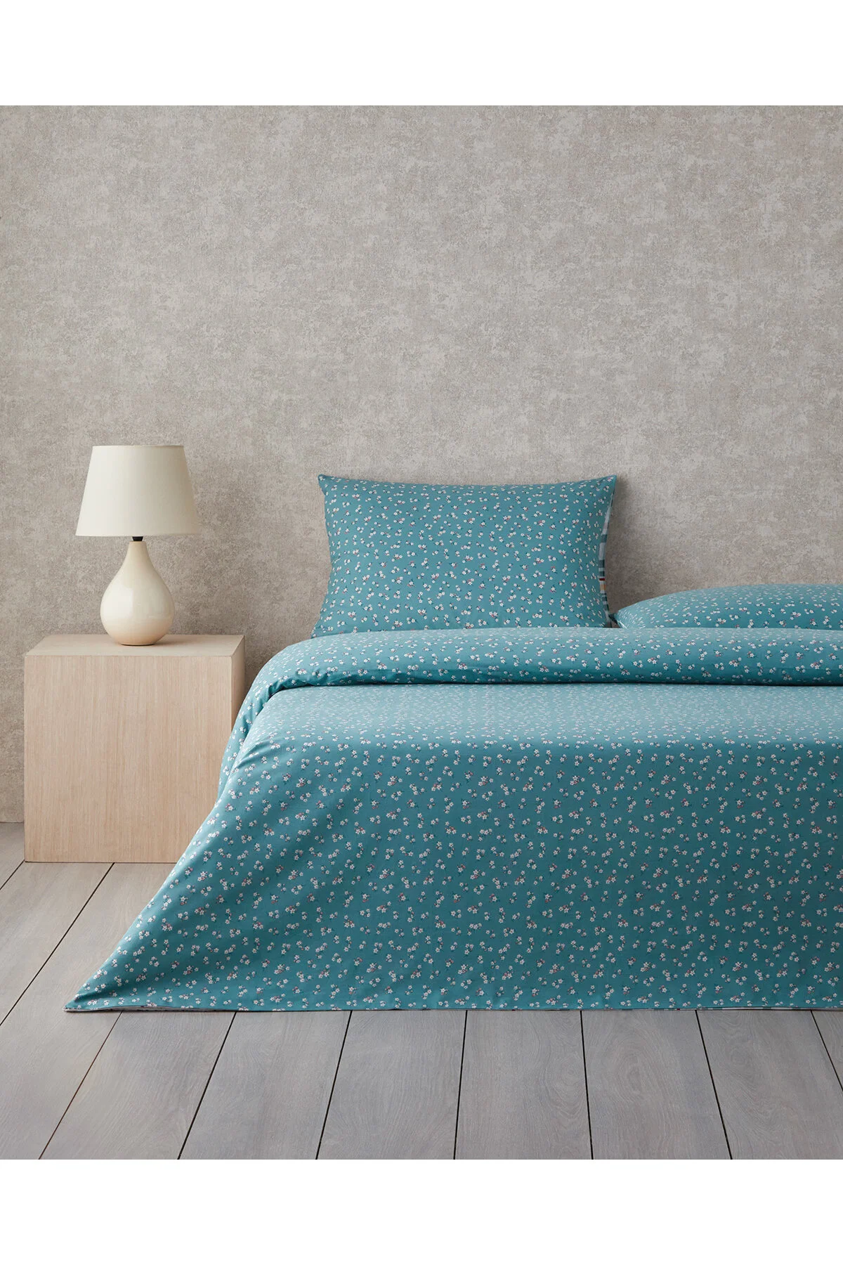 کاور لحاف دو نفره رویای WILDFLOWER COTTON DOUBLE COVER مجموعه 200X220 سانتی متر سبز English Home