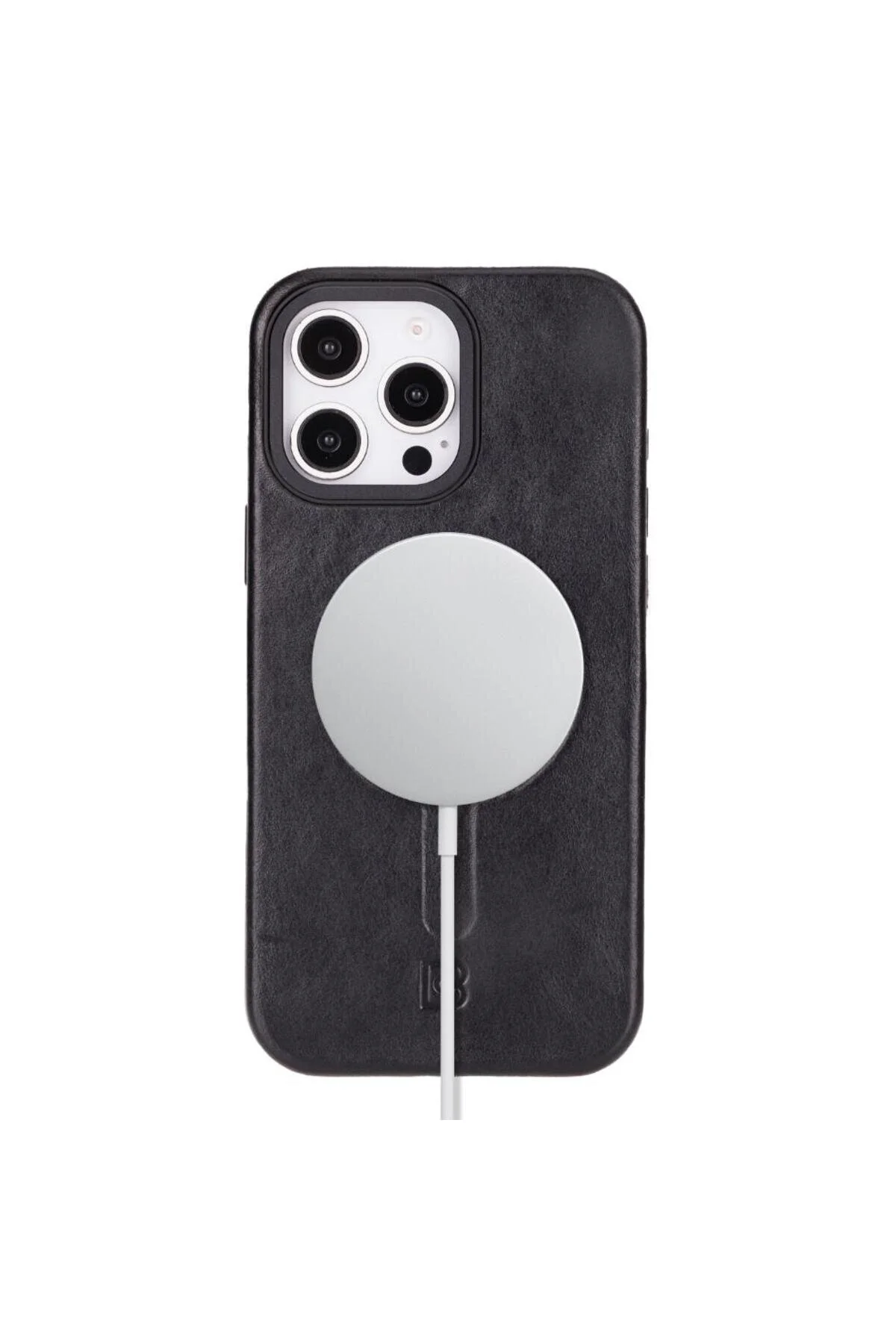 کاور و قاب چرمی LEXORA IPHONE 16 PRO مشکی bouletta