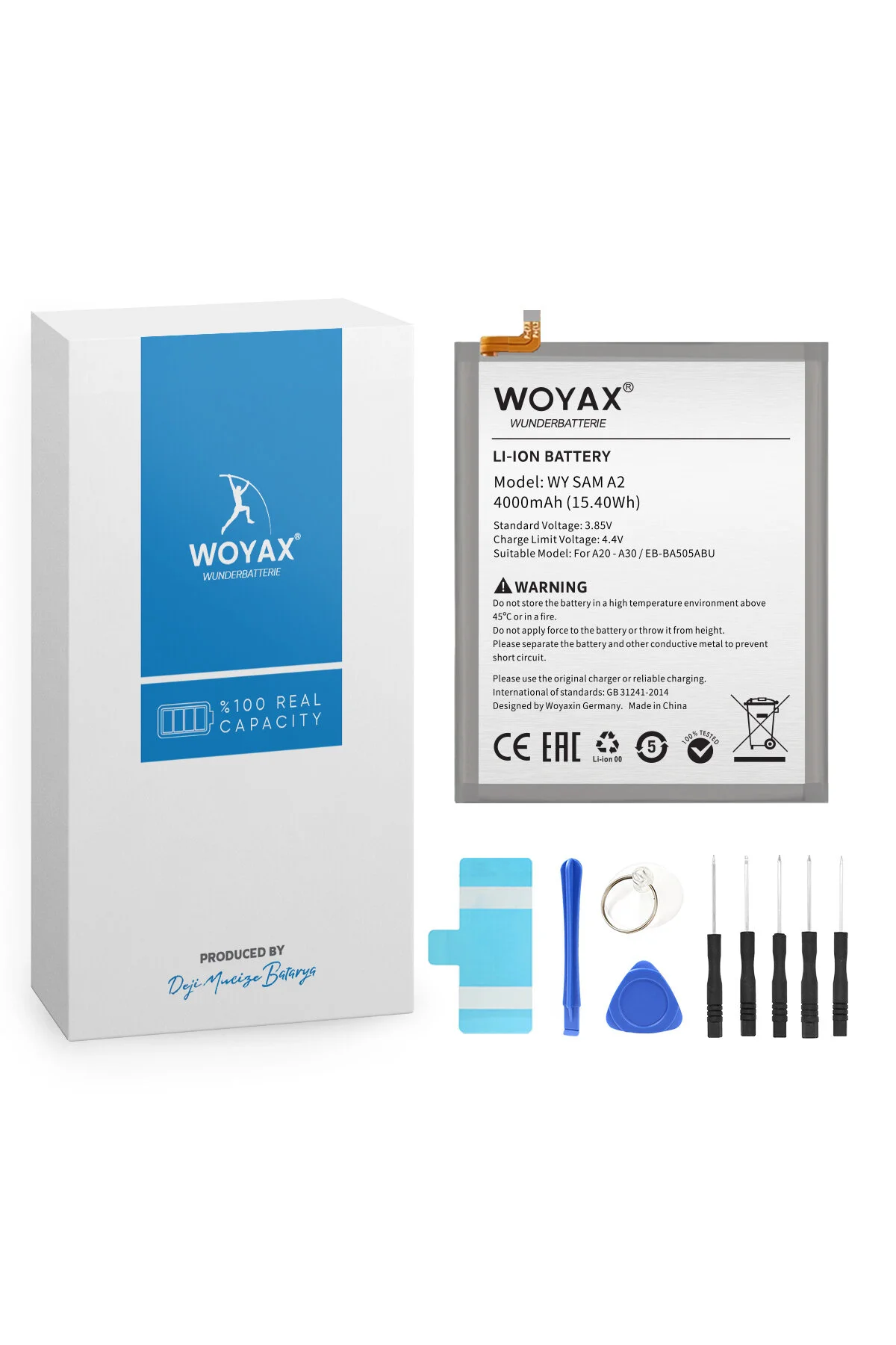باتری تلفن توسط DEJI SAMSUNG GALAXY A20 A30 A30S A50 ممتاز وویاکس Woyax