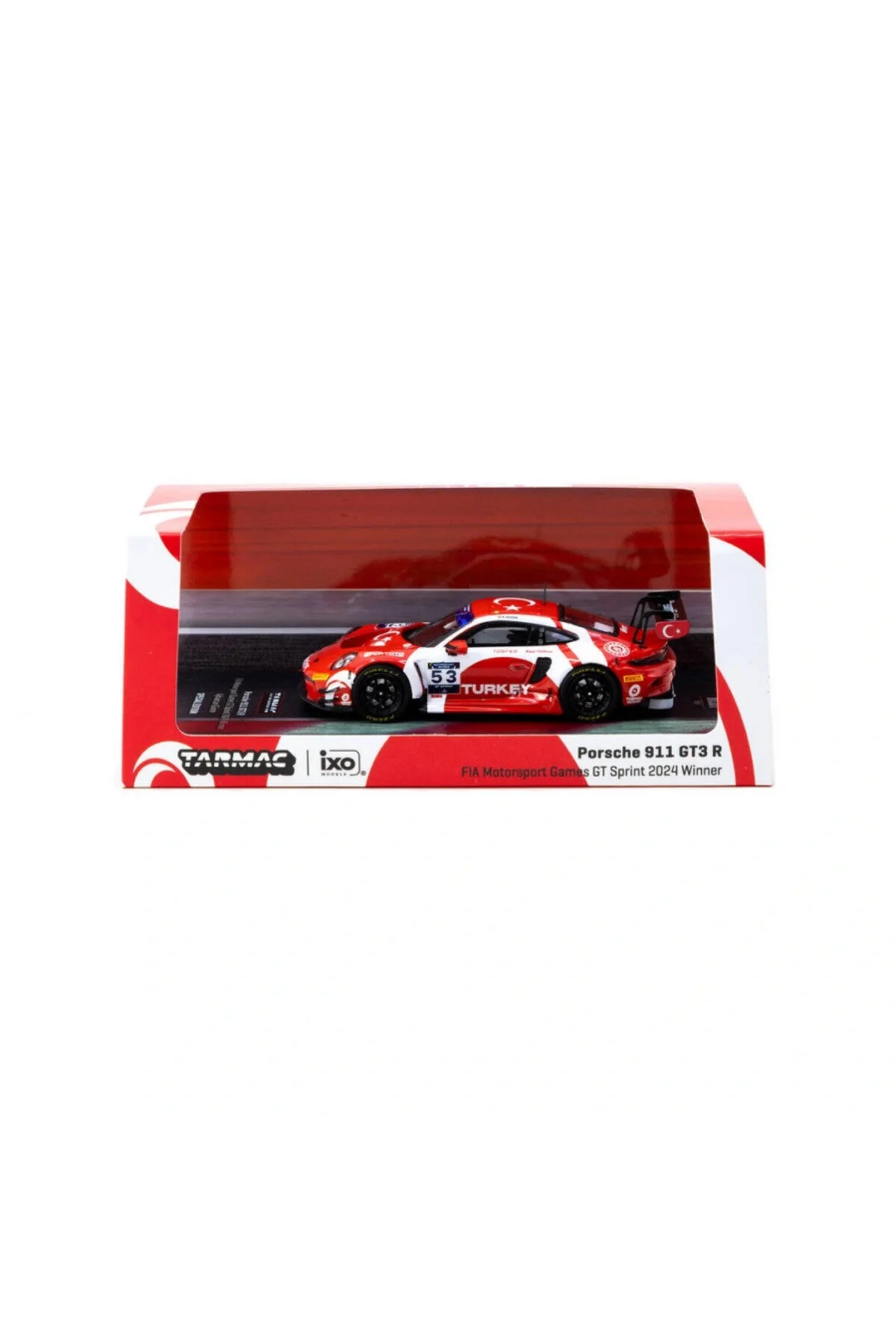 ماشین اسباب بازی X DIECAST ترکیه پورشه 911 GT3 R FIA MOTORSPORT GAMES GT SPRINT 2024 برنده AYHAN Genel Markalar