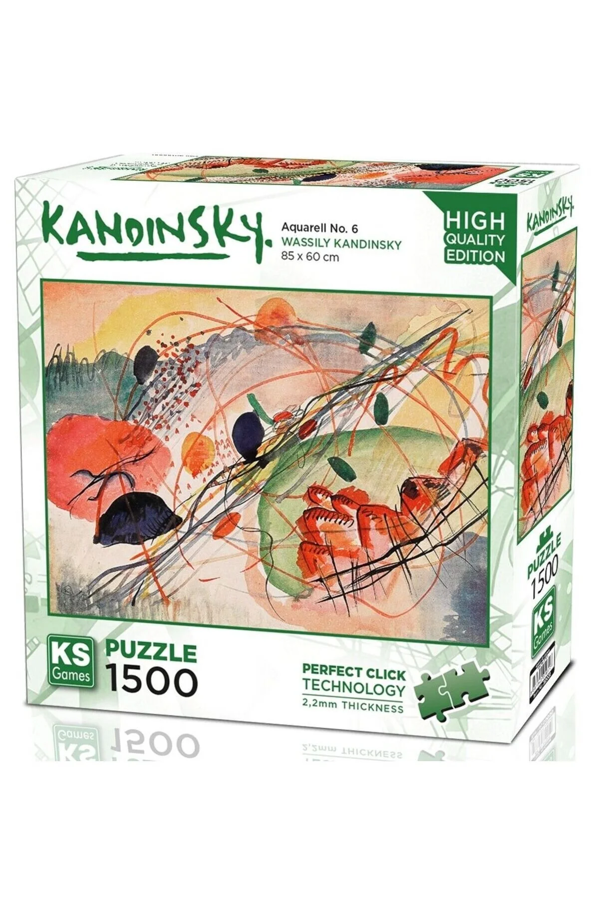 پازل 1500 تکه آکوارل شماره 6 از ترکیه Ks Games