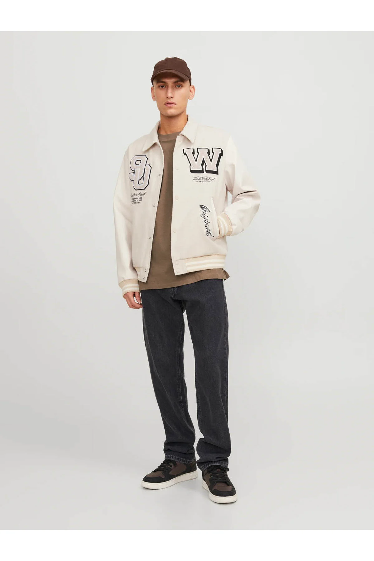 شلوار جین مشکی مردانه کیک با جیبی Jack &amp; Jones Jack &amp; Jones