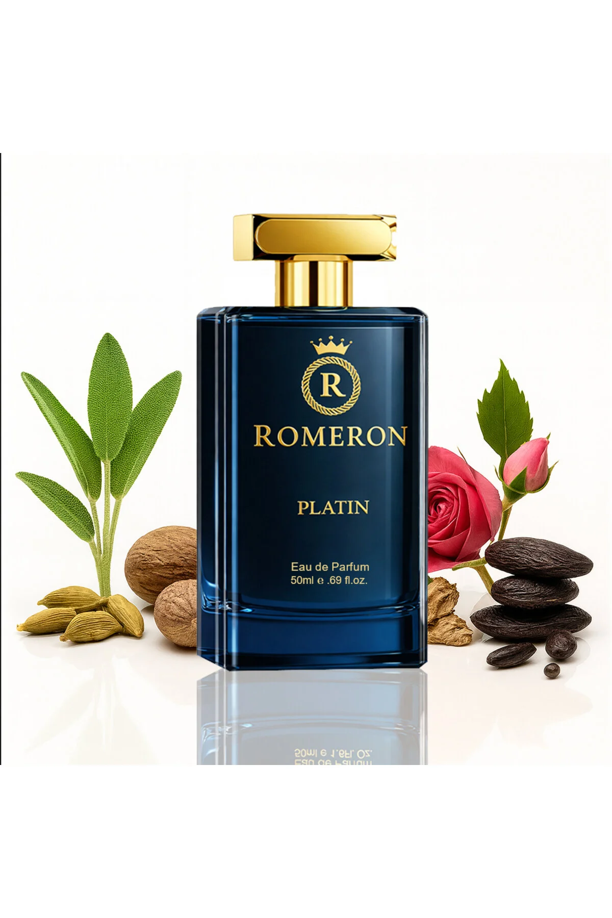 ROMERON عطر مردانه 301 پلاتینیوم ادوپرفیوم 50ml