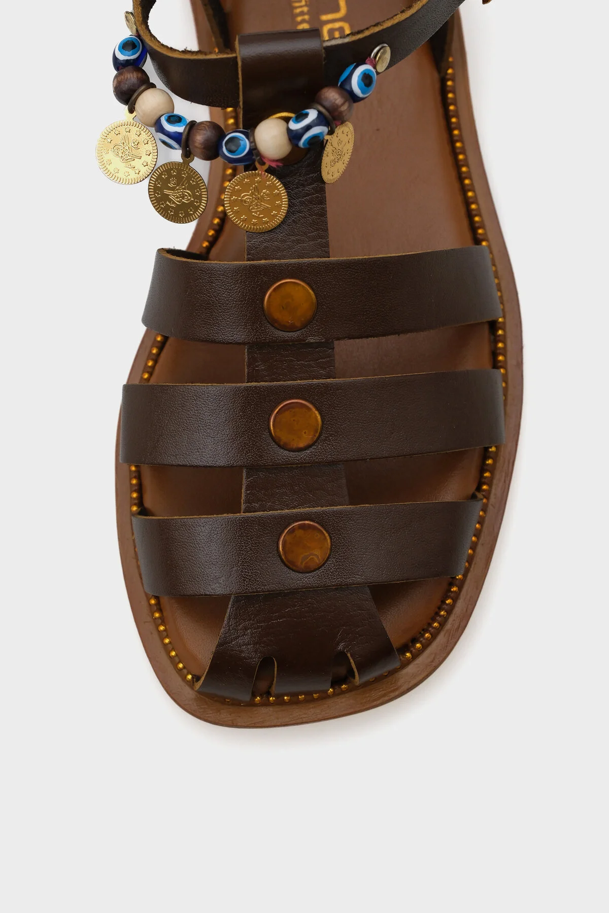 صندل چند رنگ زنانه کفش چرمی AKSEUSARI کاپون اوت فیترز Capone Outfitters