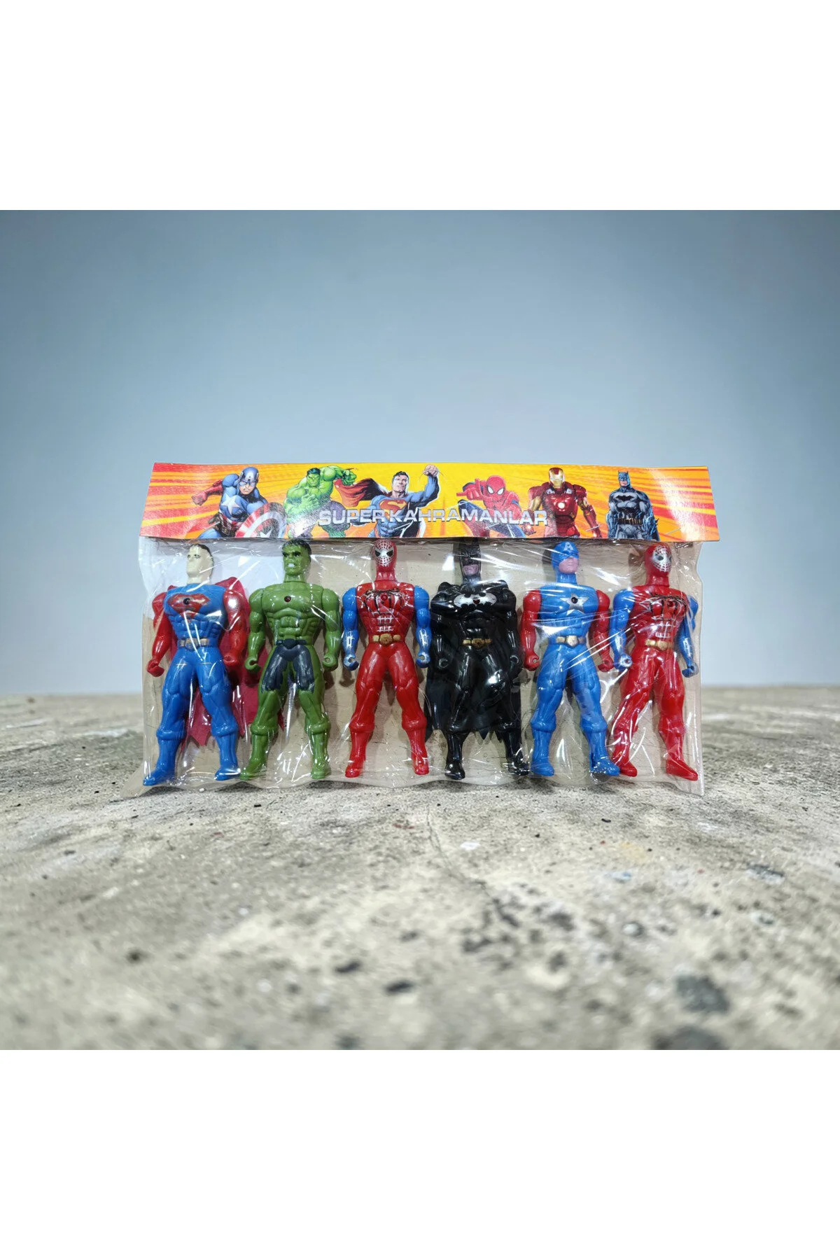 اسباب بازی های فیگور دیگر SUPER 6 HEROES LIGHTED AND MOVING Fatih Oyuncak