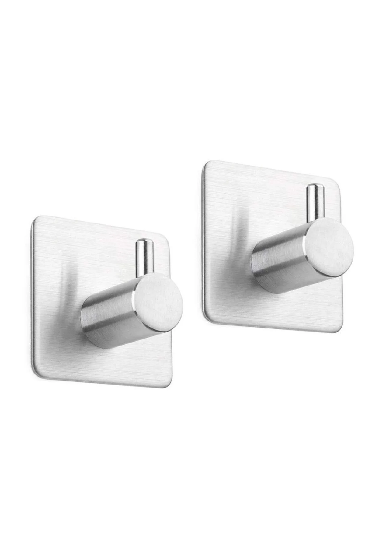 گیره حمام چسب استیل 2 تکه آویز قفسه حوله مونتاژ فوری آسان بدون پیچ! DELTAHOME