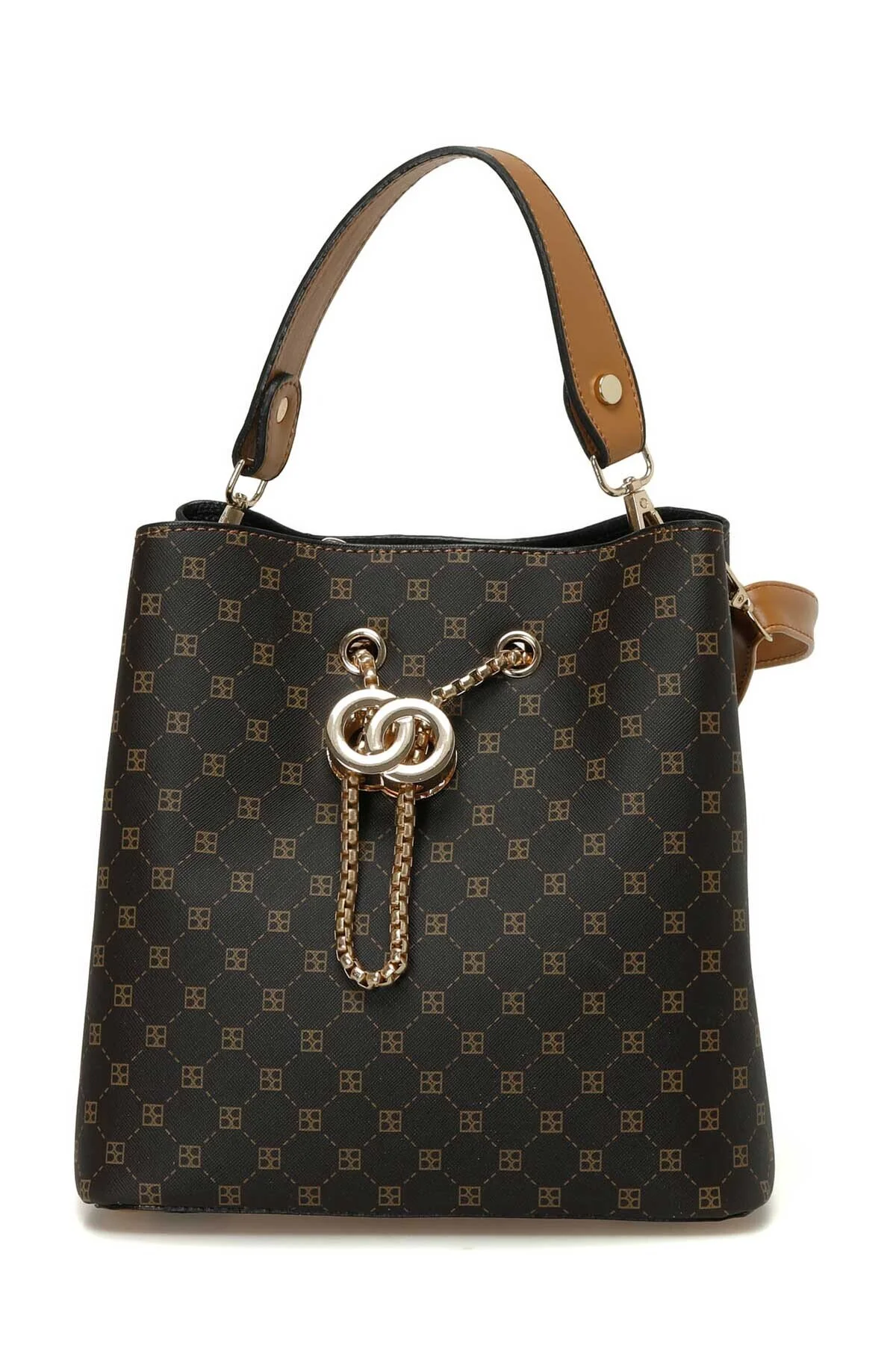 کیف دستی شانه زنانه MNG AKS DTY KL 4PR BROWN MULTI Butigo