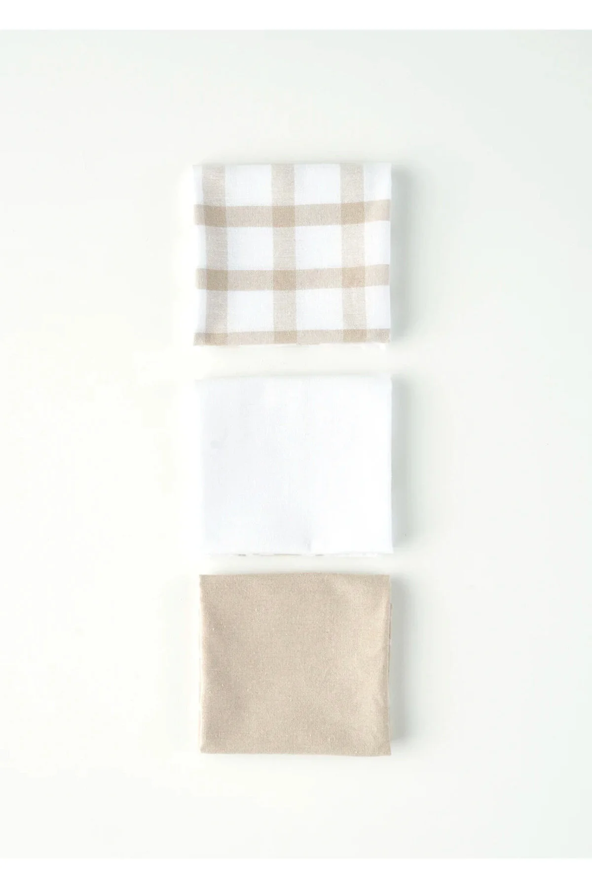 حوله آشپزخانه 100 ٪ پارچه خشک کن لیبرتی مجموعه 3 BEIGE 45X65 سانتی متر بلا میسون Bella Maison