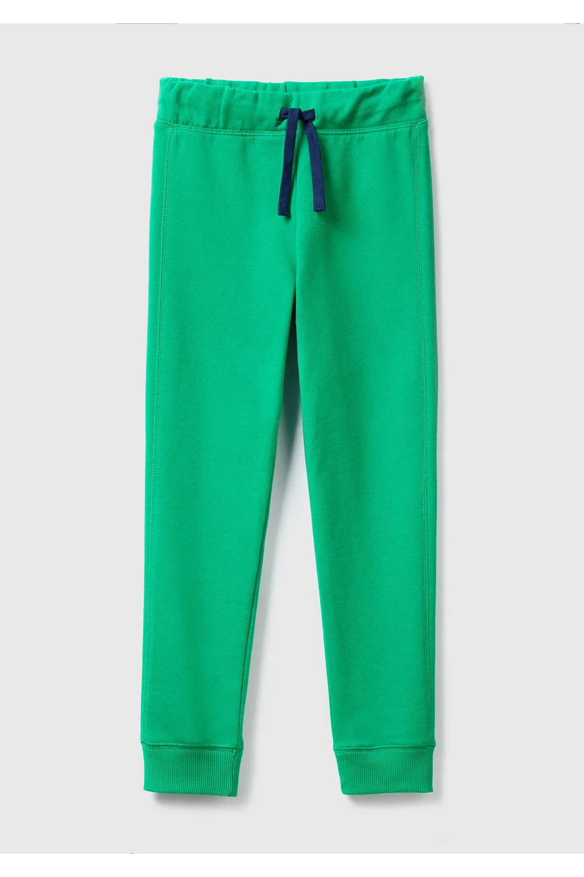 شلوار راحتی نوزاد پسر Benetton مدل F010 شلوار سبز با جیب لوگودار United Colors of Benetton