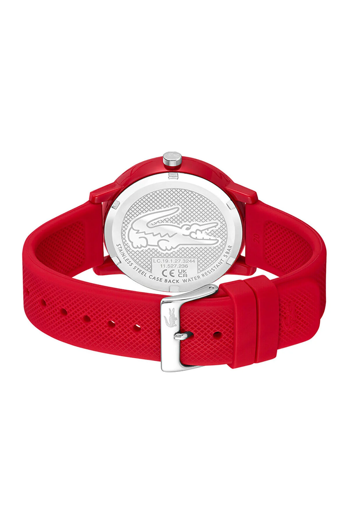 ساعت قرمز مردانه مچی لاگوست اورجینال Lacoste