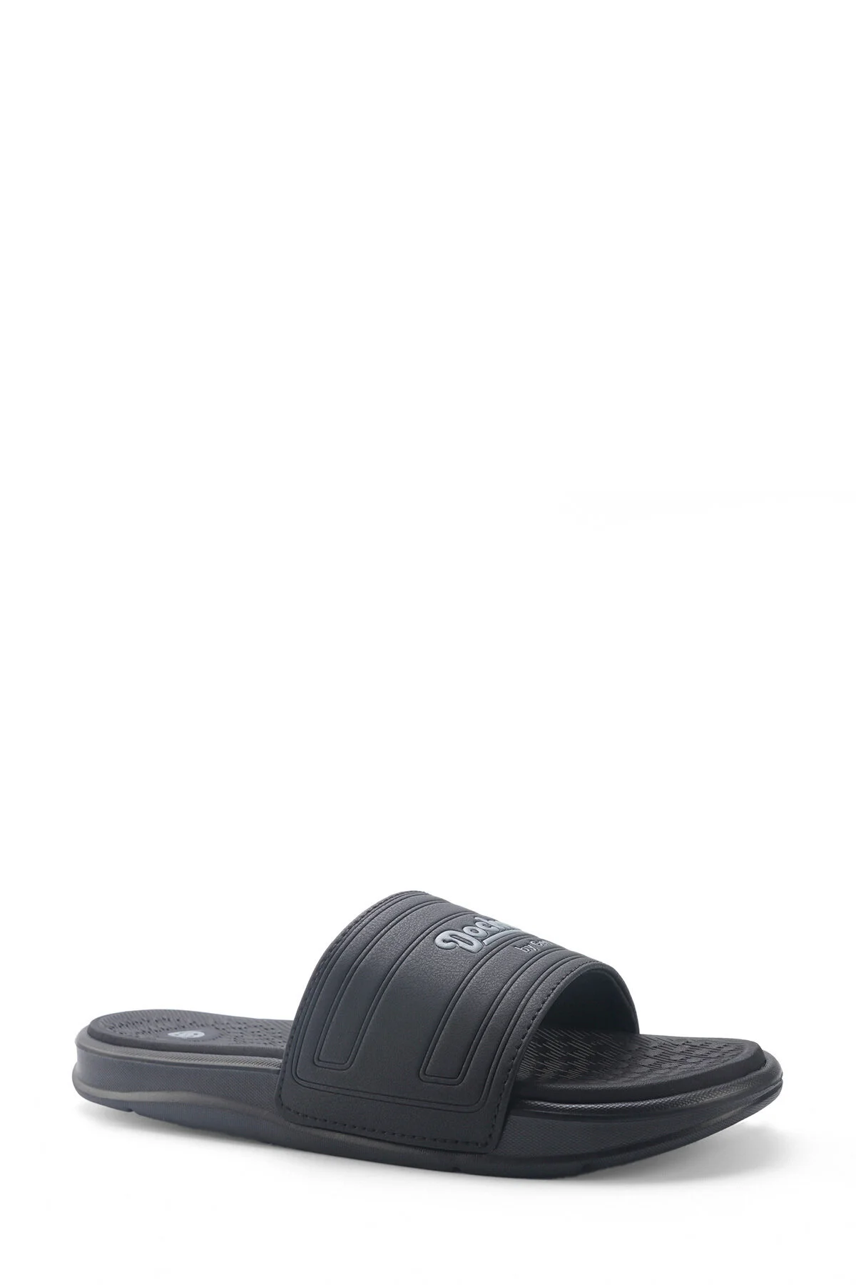 دمپایی مردانه مشکی مدل 238656 5FX از جنس باکیفیت دوکارس Dockers